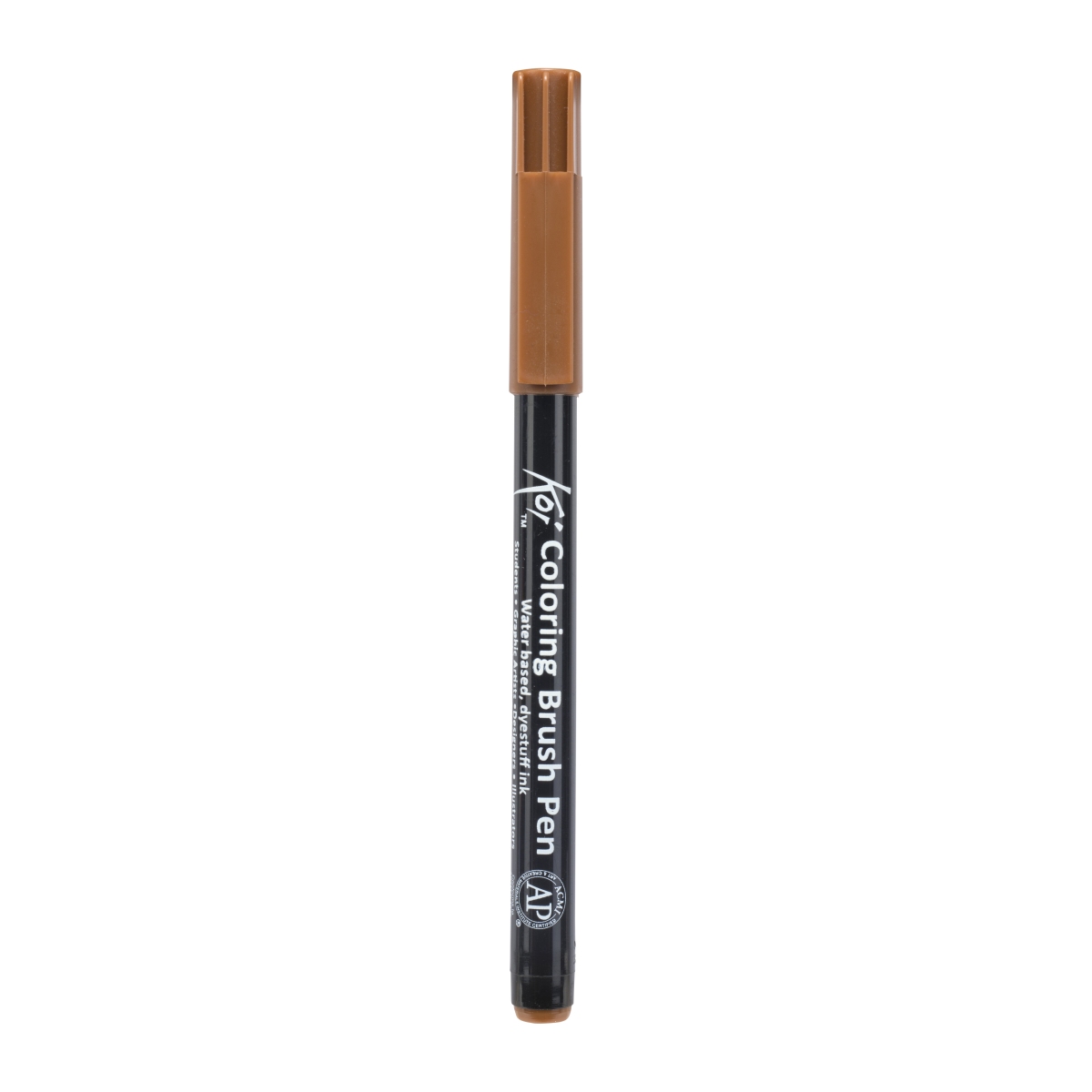 Koi Coloring Brush Pen - Brown