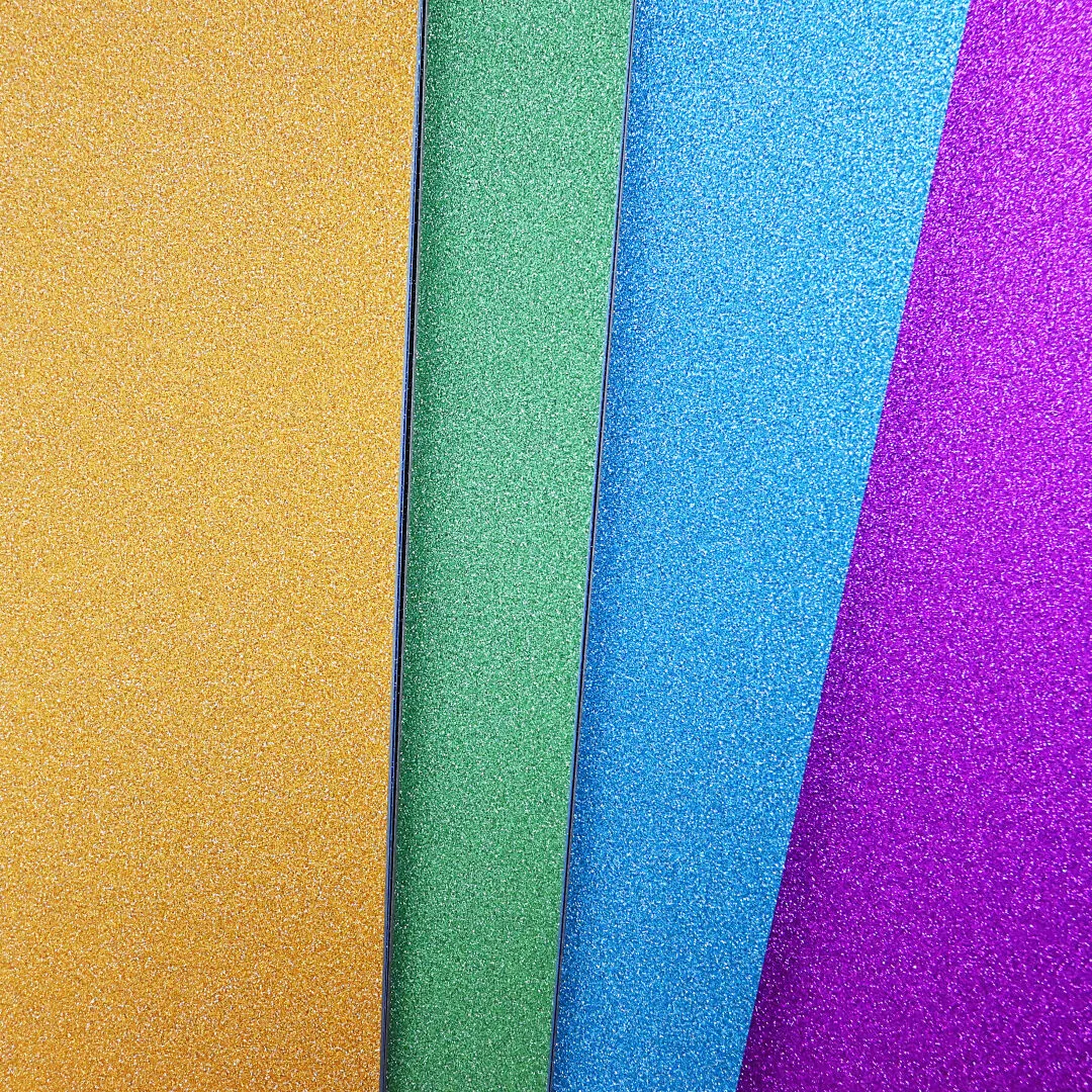 Glitterpaperi A4 10 sävyä