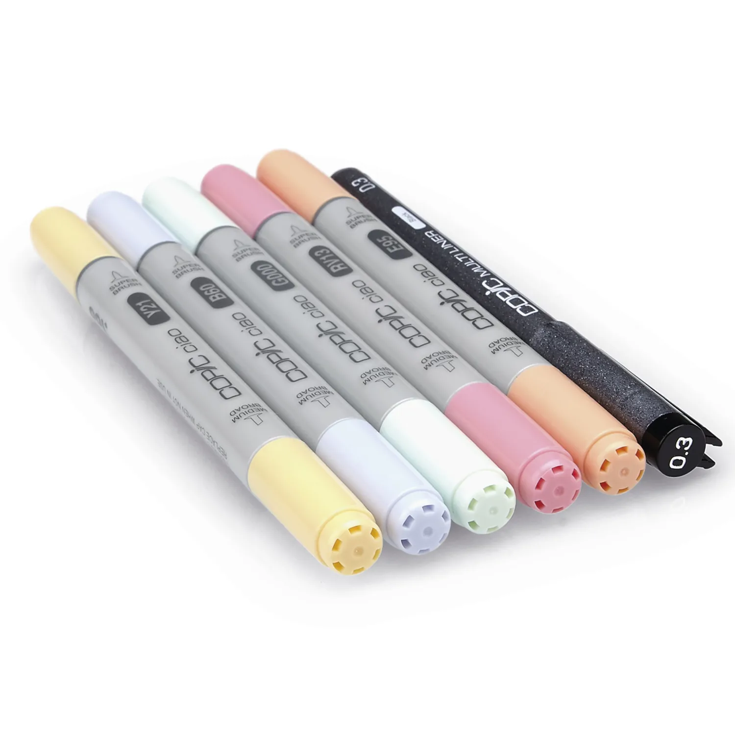 Alternative view of Copic Ciao 5+1 - Pastel