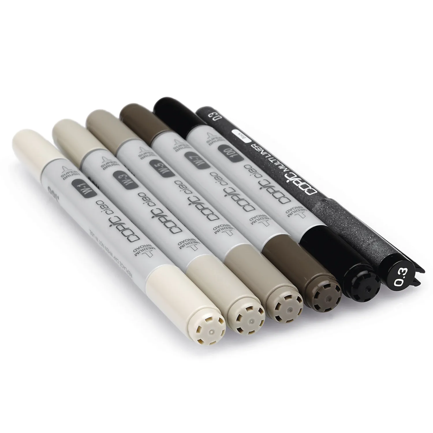 Alternative view of Copic Ciao 5+1 - Warm Grey Tones