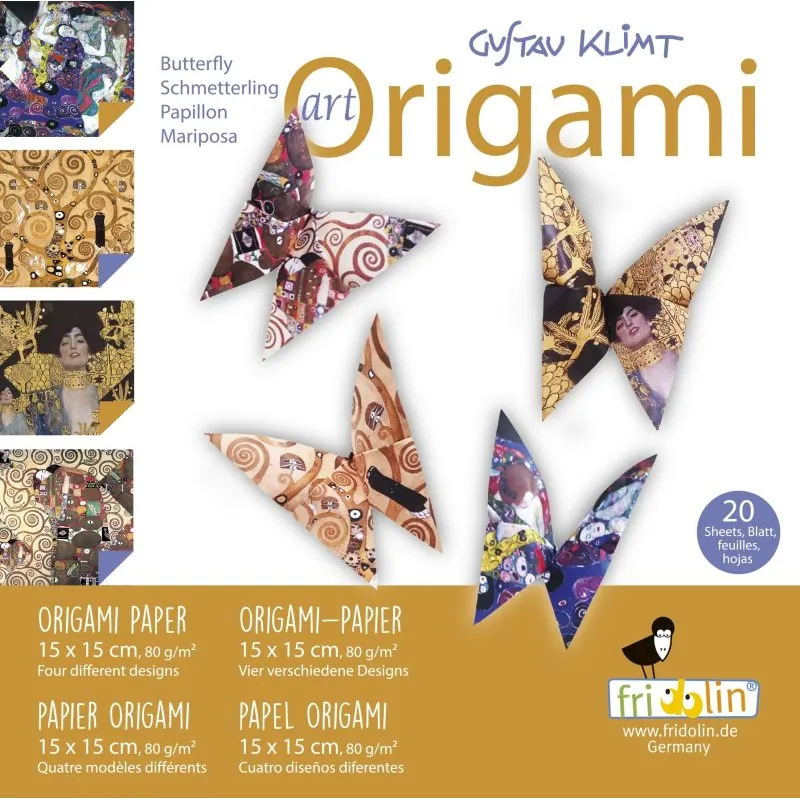 Alternative view of Art Origami - Gustav Klimt - Perhonen