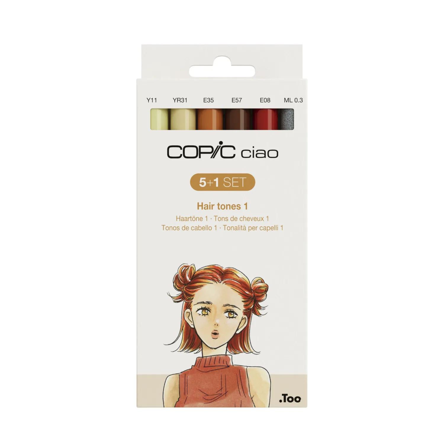 Copic Ciao 5+1 - Hair Tones 1