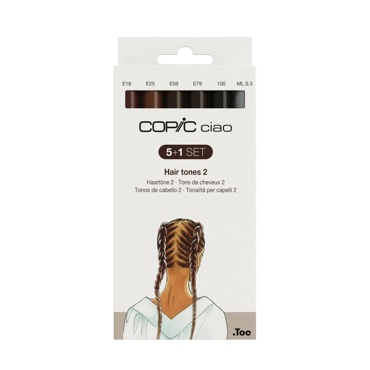 Copic Ciao 5+1 - Hair Tones 2