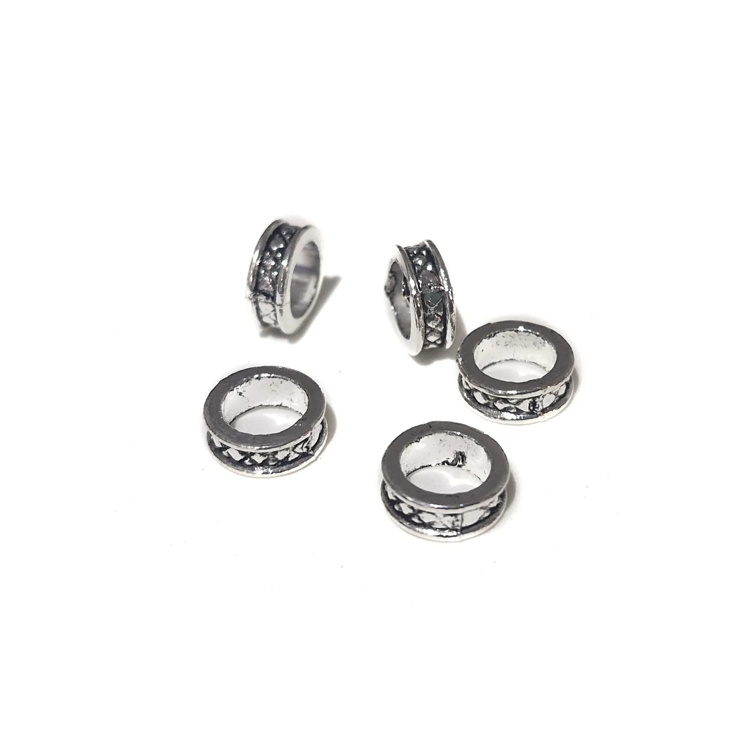 Metallihelmi 9x4mm 12kpl - Vanhahopea