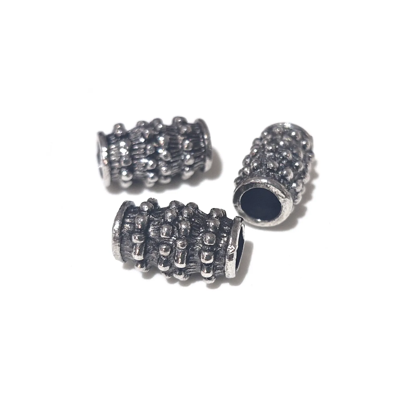 Metallihelmi 15x9mm 3kpl - Vanhahopea