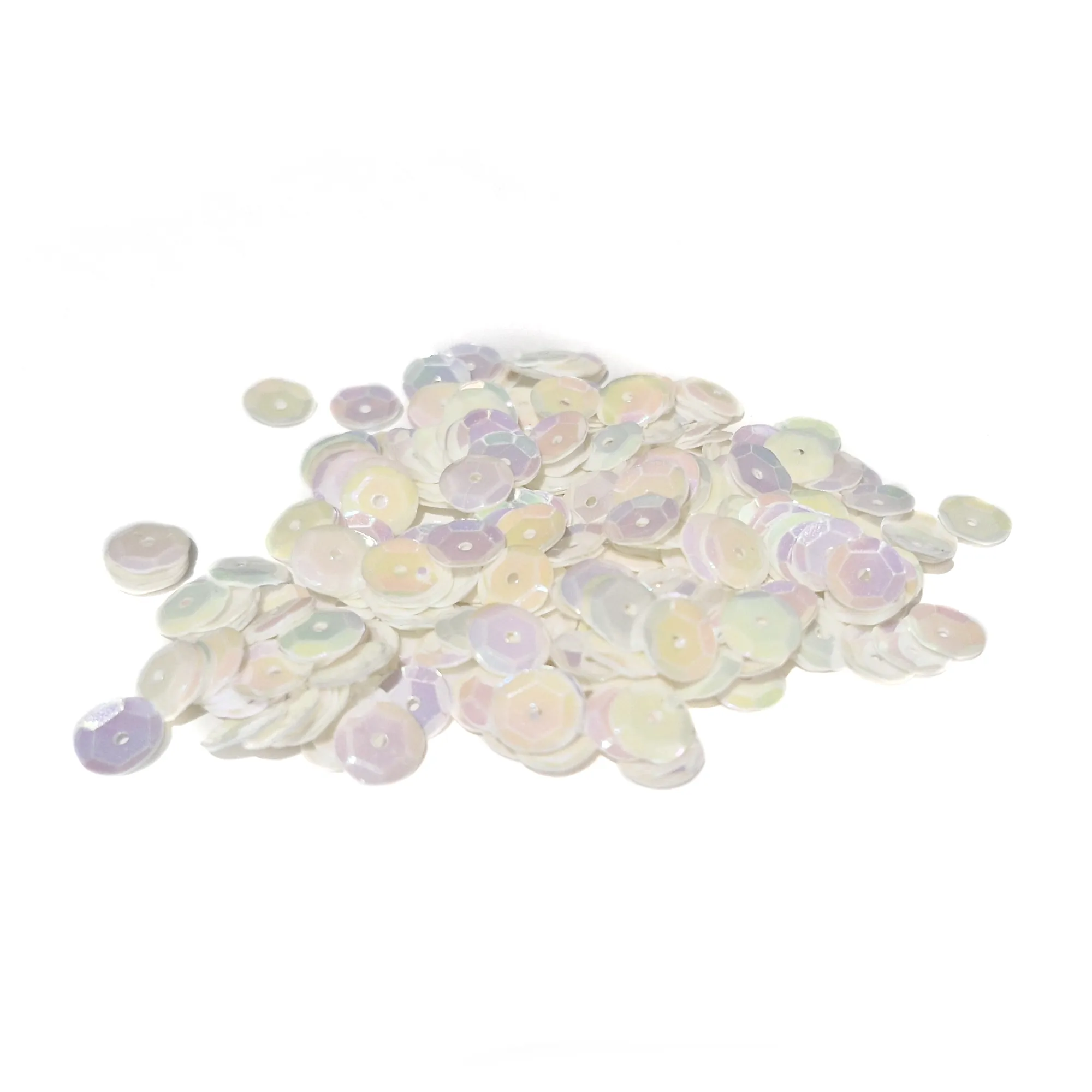 Paljetti 6mm - AB Vanilja