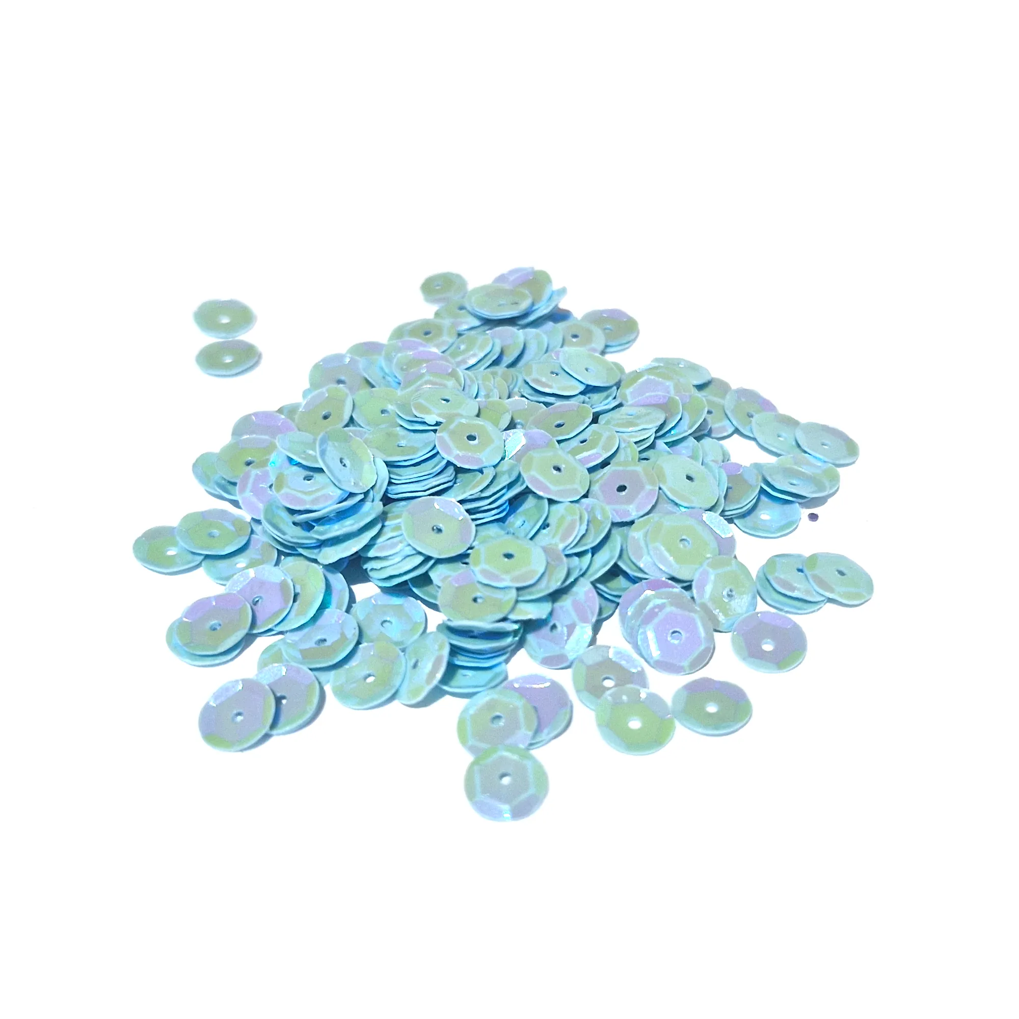 Paljetti 6mm - AB Vaaleansininen