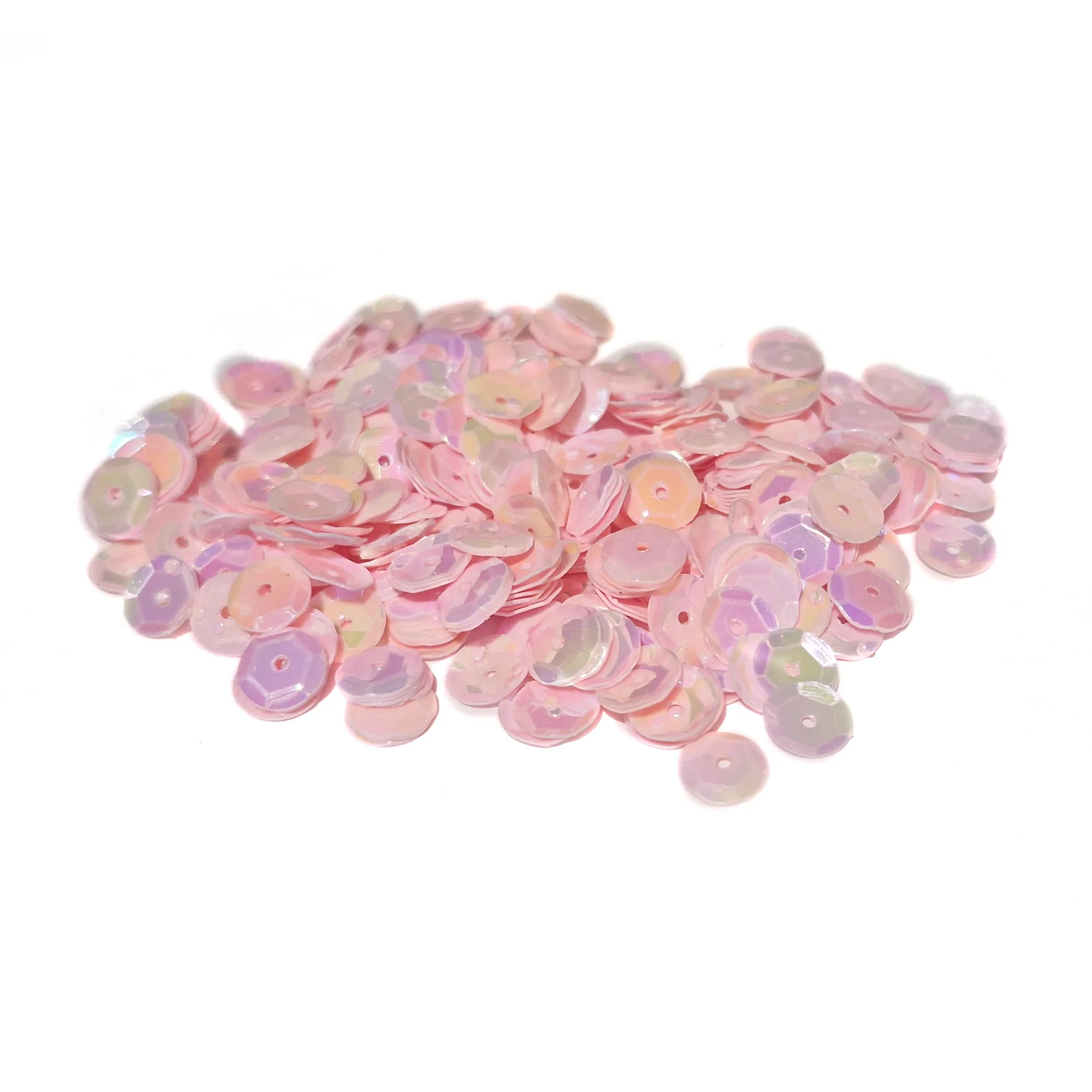 Paljetti 6mm - AB Vaaleanpunainen