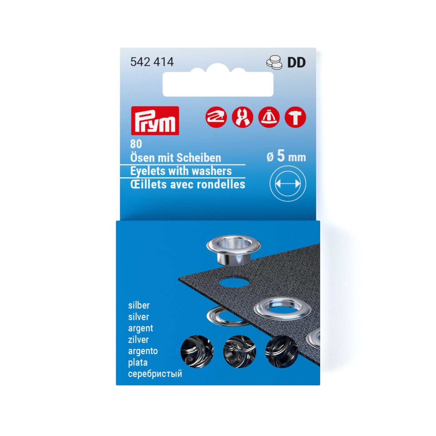 Prym Purjerengas 5mm 80kpl