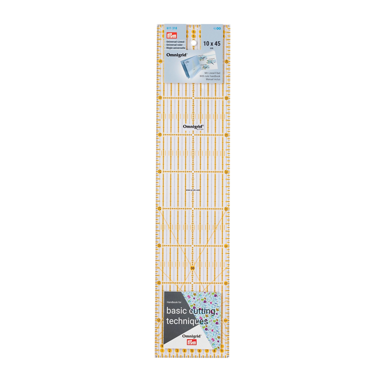 Tilkkutyöviivain 10x45cm