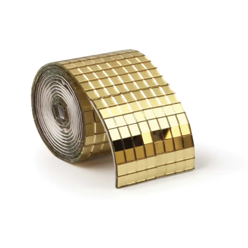 Peilimosaiikki 5x5mm n.1600kpl - Kullansävy