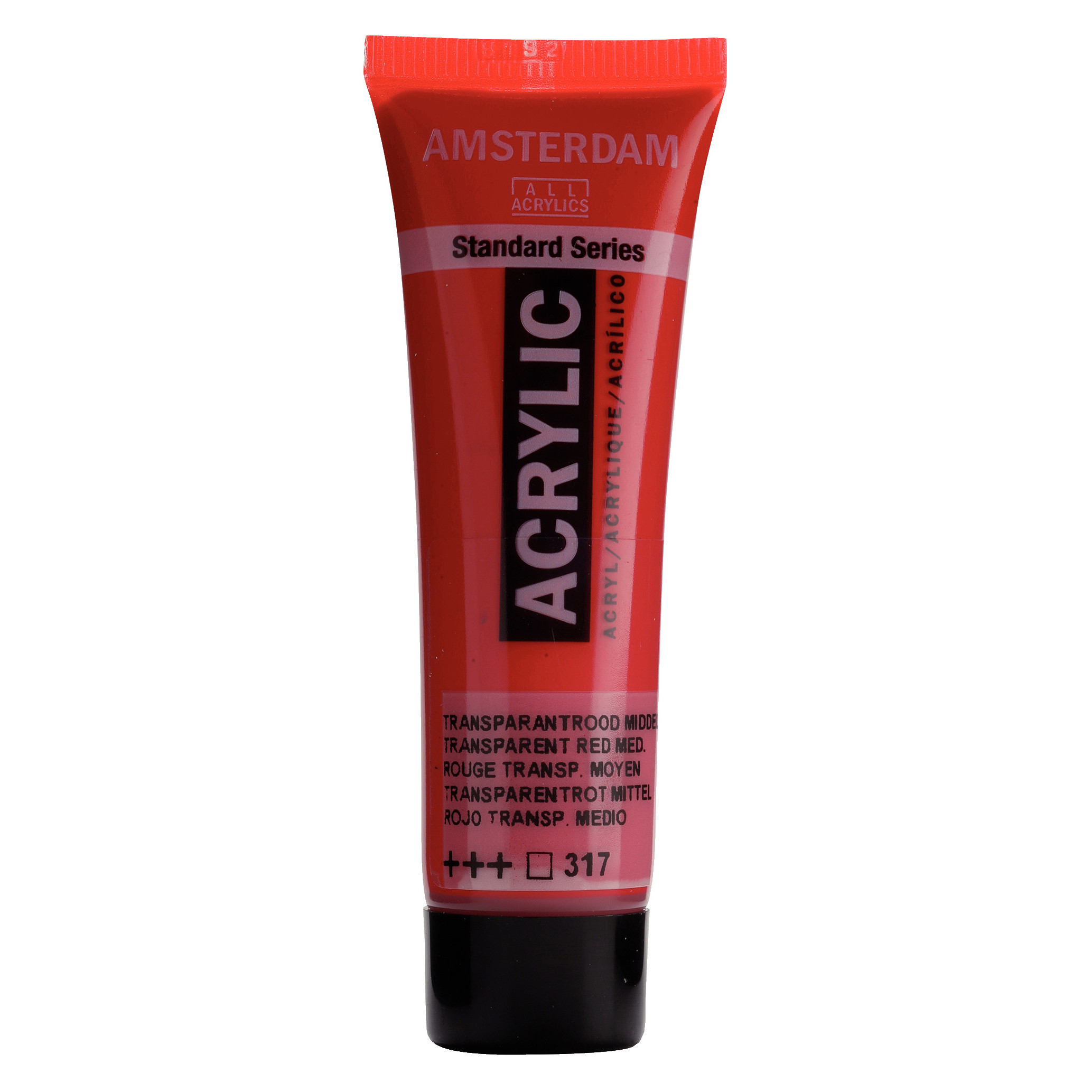 Amsterdam Acrylic - 317 Transparent Red Medium
