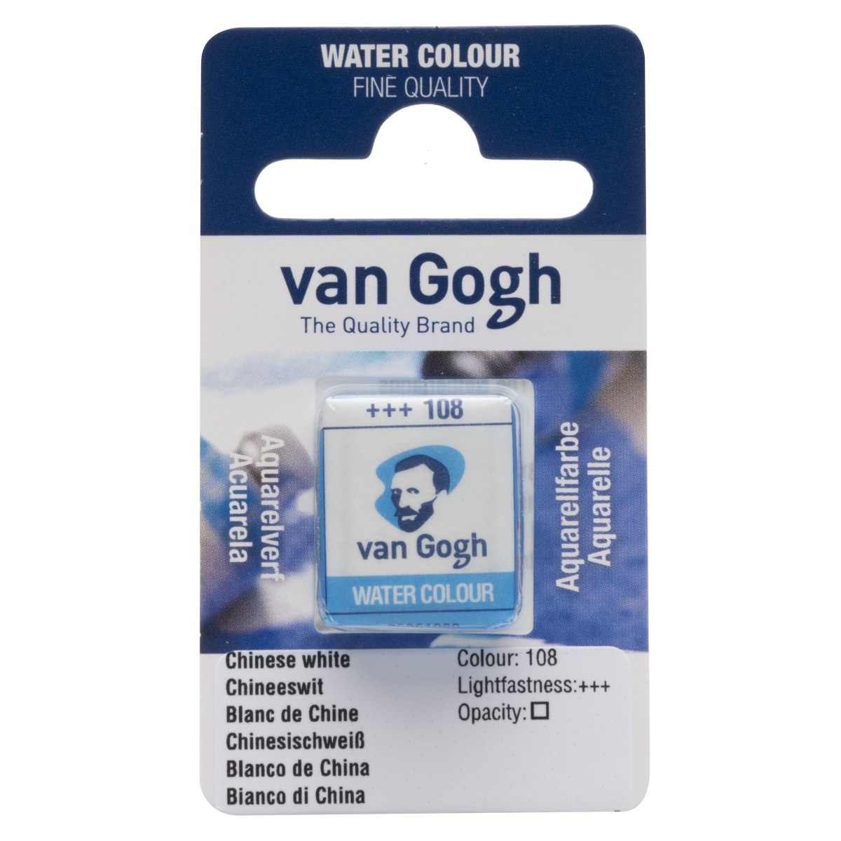Van Gogh Akvarellinappi - 108 Chinese White