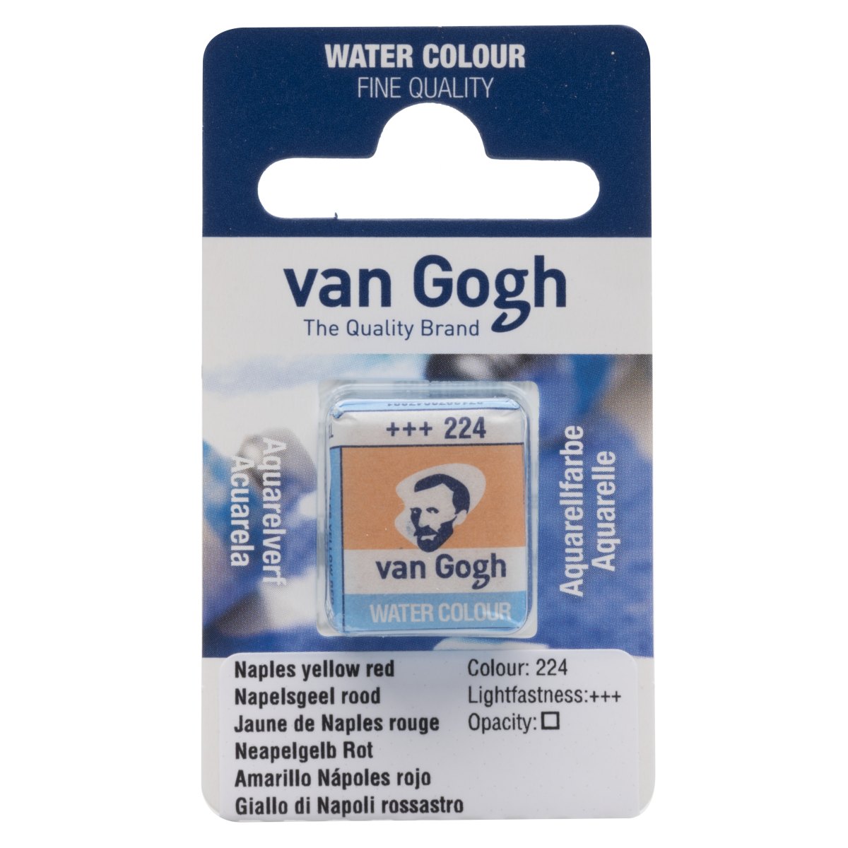 Van Gogh Akvarellinappi - 224 Transparent Yellow Green