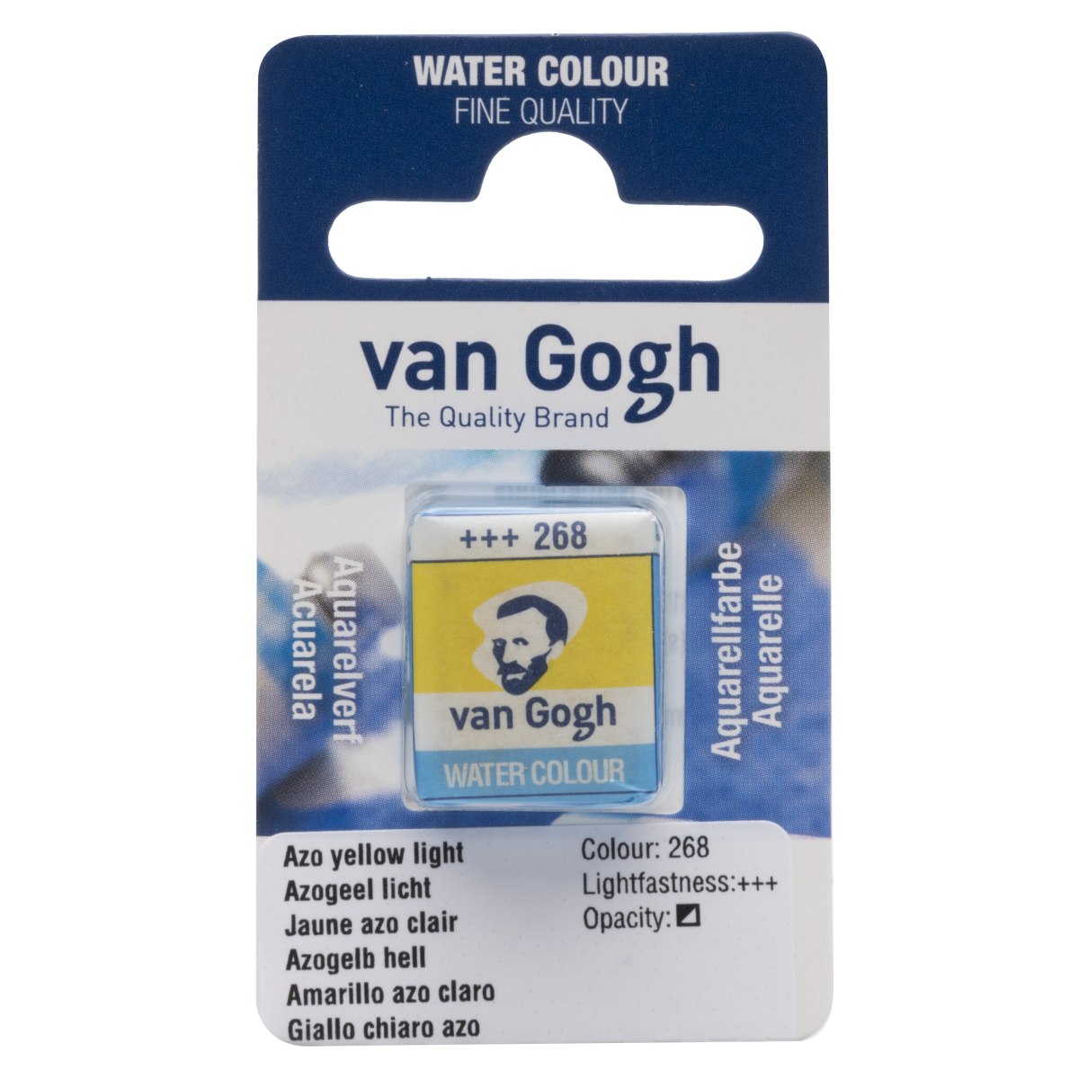 Van Gogh Akvarellinappi - 268 Azo Yellow Light