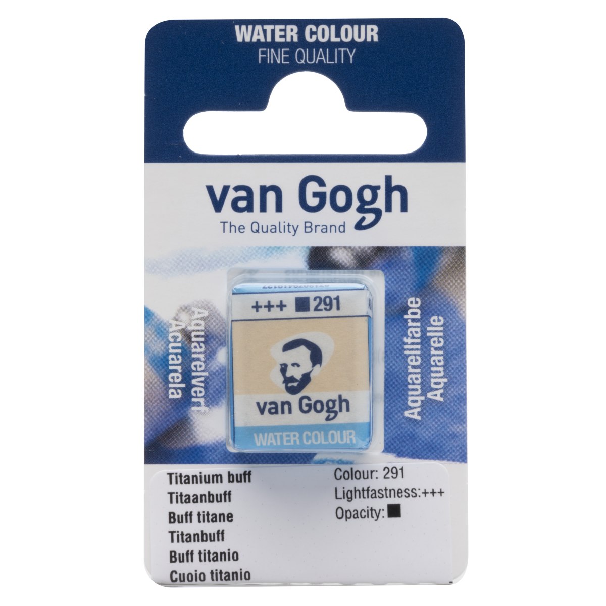 Van Gogh Akvarellinappi - 291 Titanium Buff