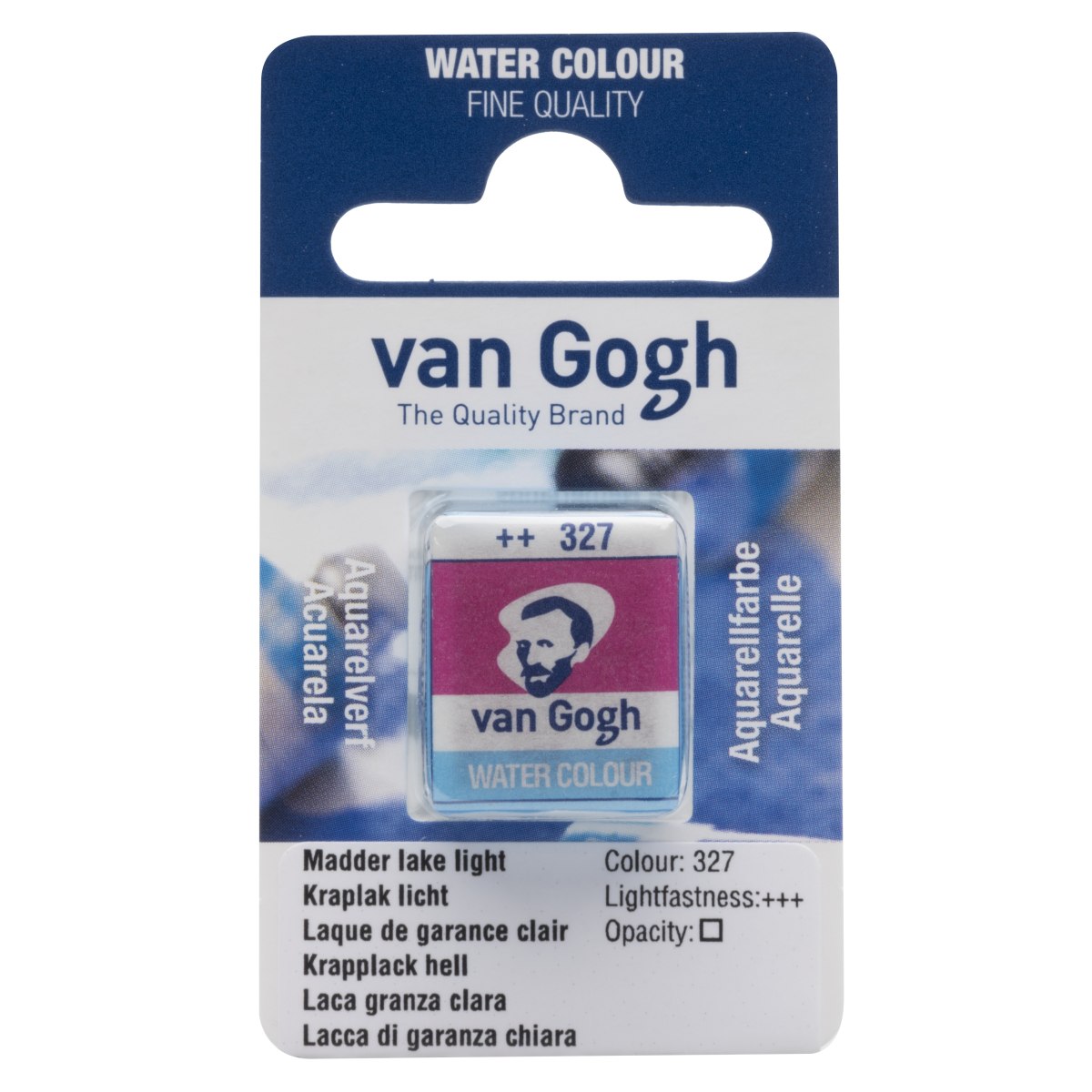 Van Gogh Akvarellinappi - 327 Madder Lake Light