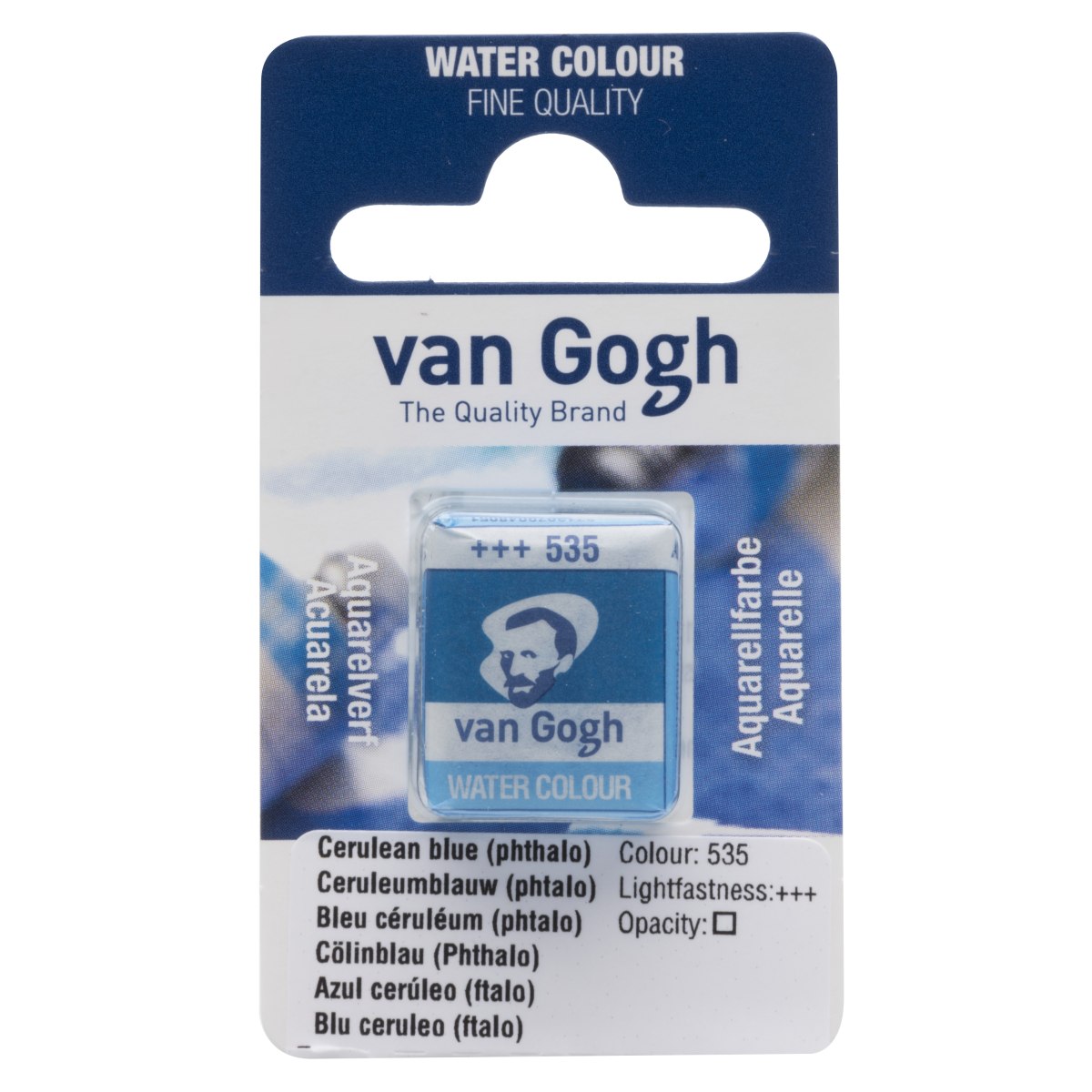 Van Gogh Akvarellinappi - 535 Cerulean Blue (phthalo)