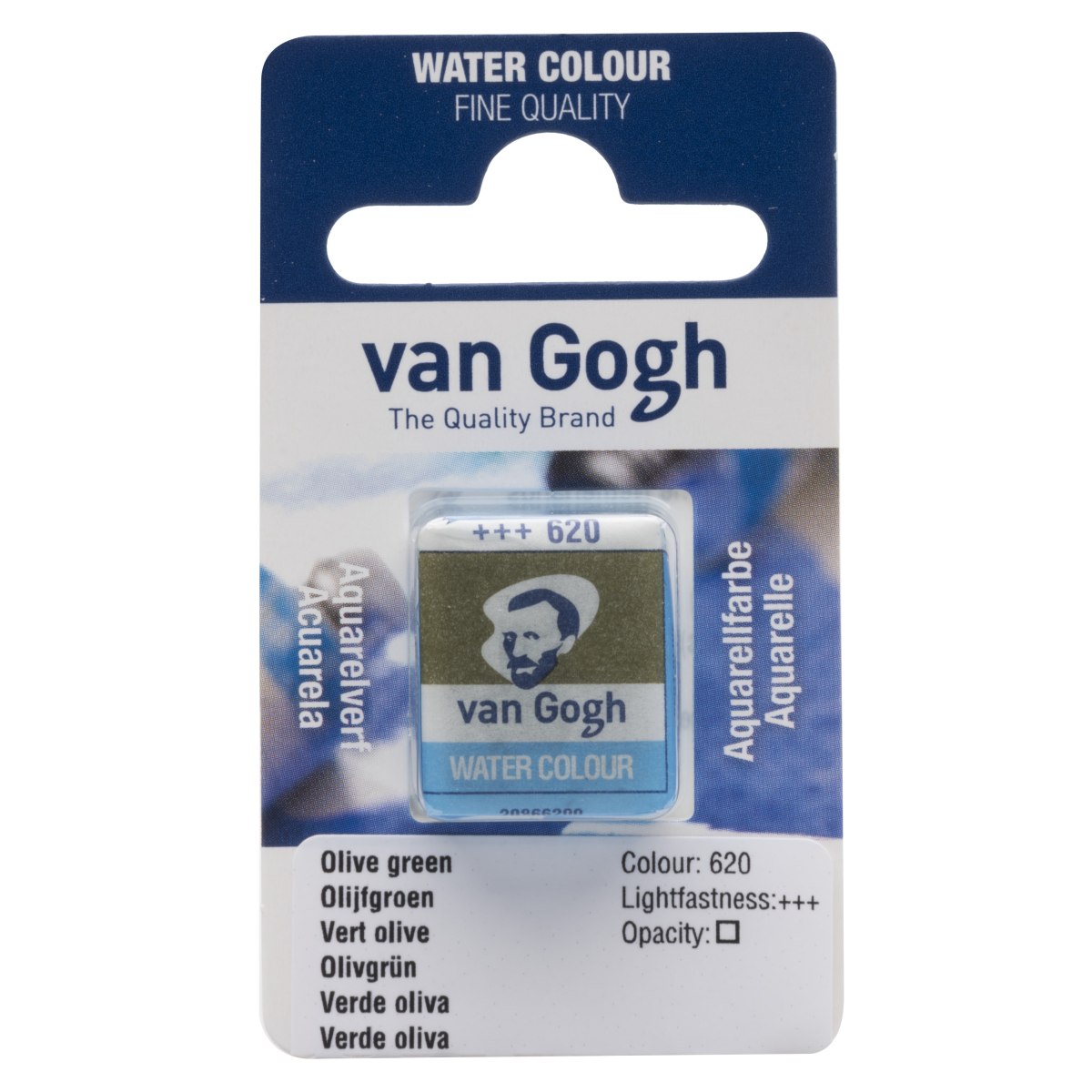 Van Gogh Akvarellinappi - 620 Olive Green