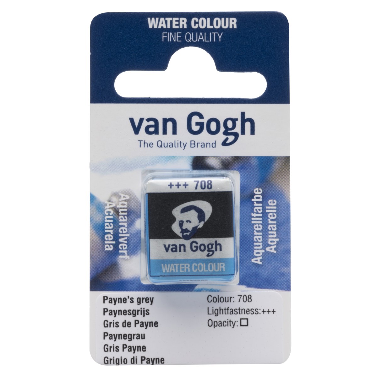 Van Gogh Akvarellinappi - 708 Payne's Grey