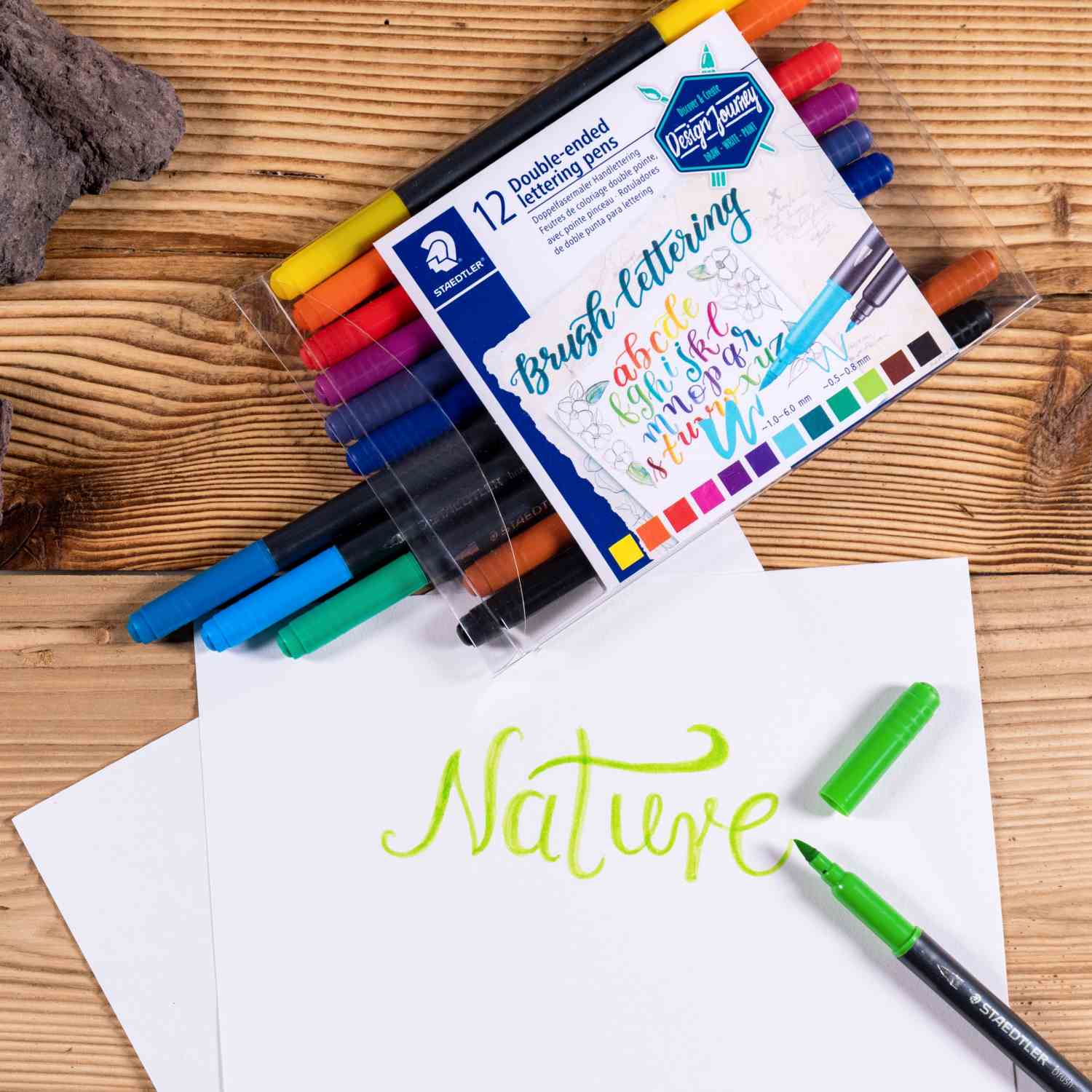 Alternative view of Brush lettering