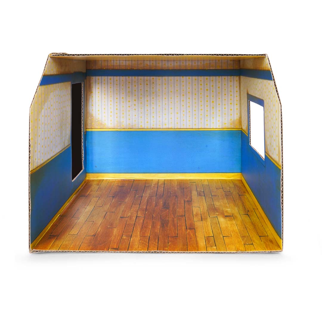 Sam ja Julia pahvinen huone - Lastenhuone