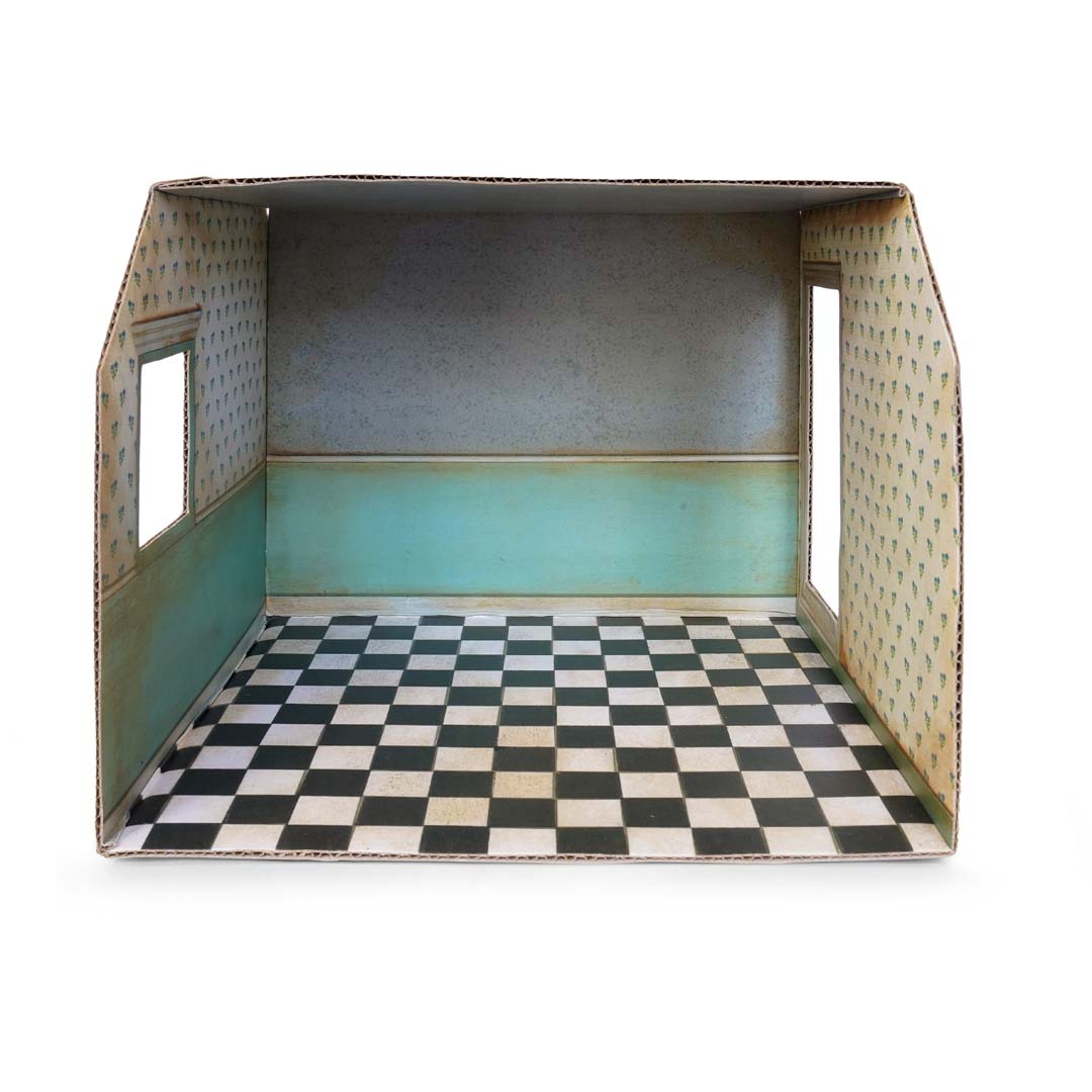 Sam ja Julia pahvinen huone - Keittiö