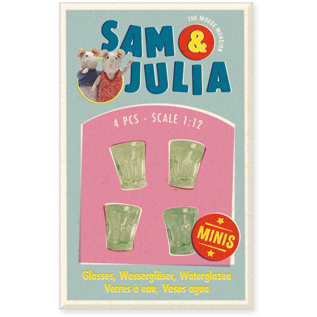 Alternative view of Sam ja Julia Miniatyyrituote - Juomalasit