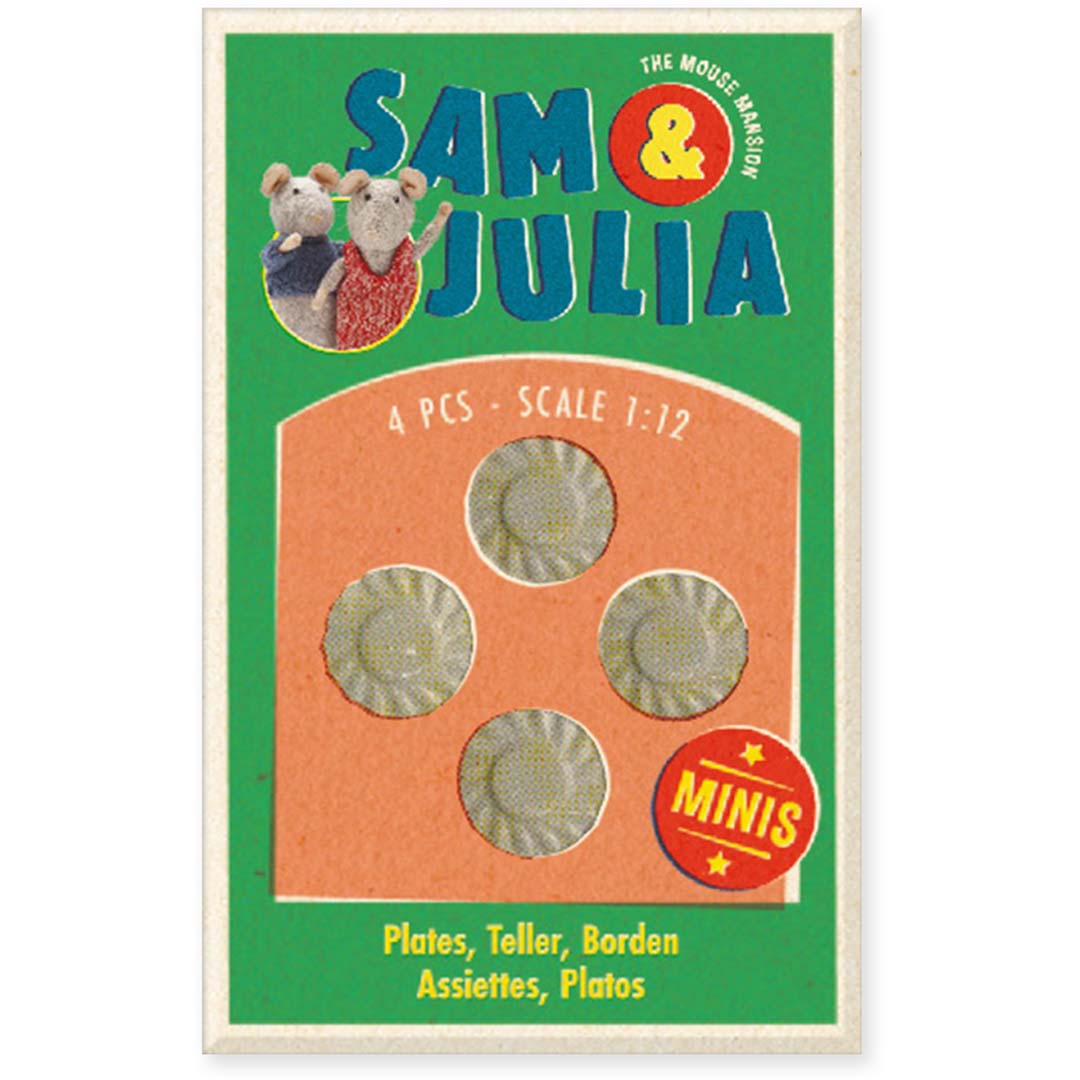 Alternative view of Sam ja Julia Miniatyyrituote - Lautaset