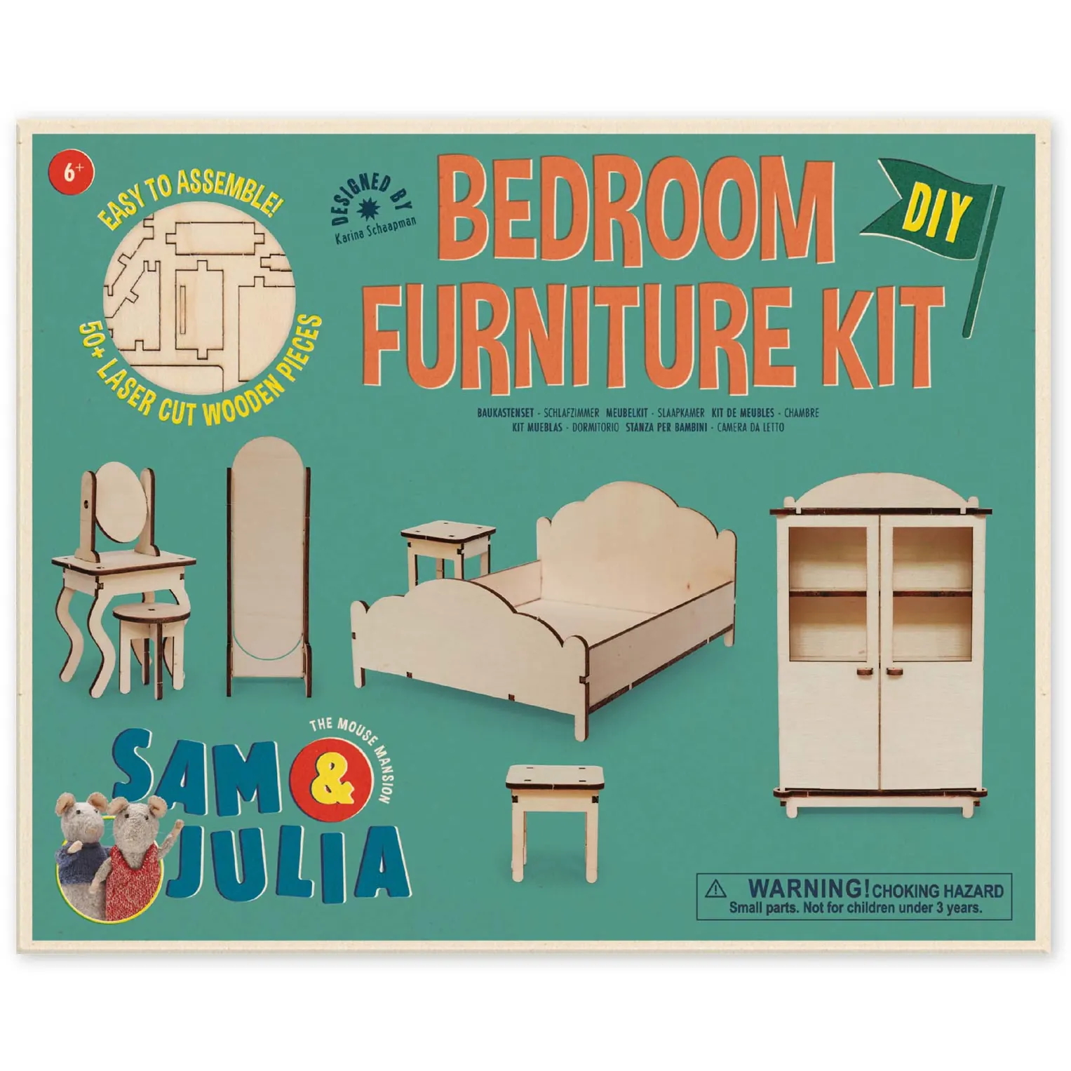 Sam ja Julia huonekalusetti - Makuuhuone