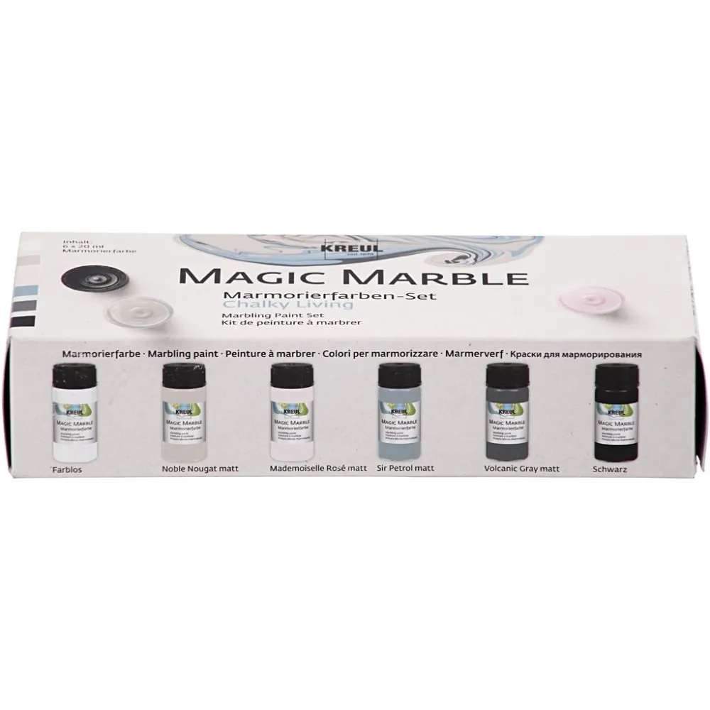 Kreul Magic Marble 6x20ml - Chalky Living