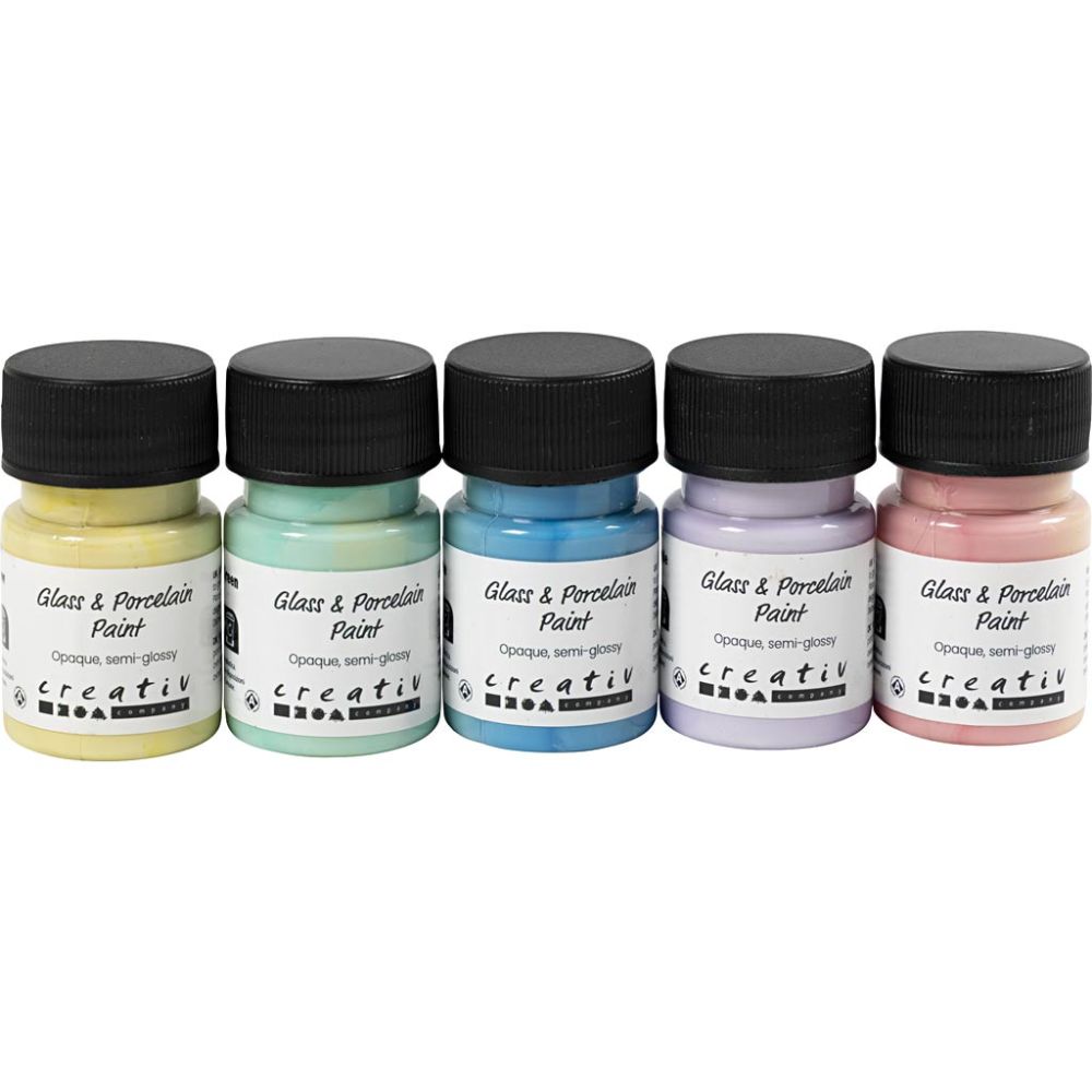 Alternative view of Posliini- ja lasimaalilajitelma 5x30ml - Pastellit