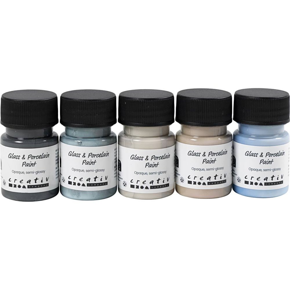 Alternative view of Posliini- ja lasimaalilajitelma 5x30ml - Luonnonsävyt