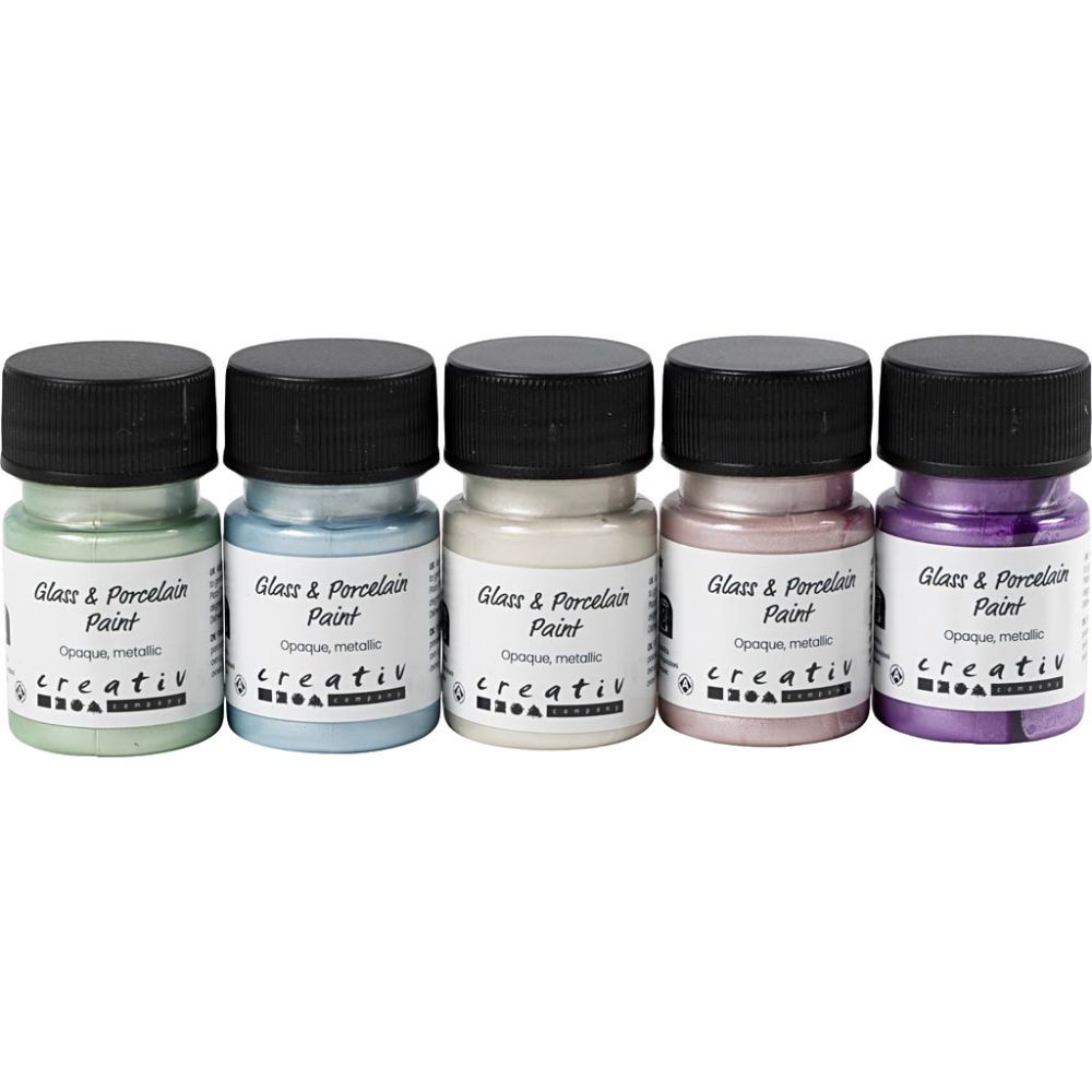 Alternative view of Posliini- ja lasimaalilajitelma 5x30ml - Helmiäissävyt