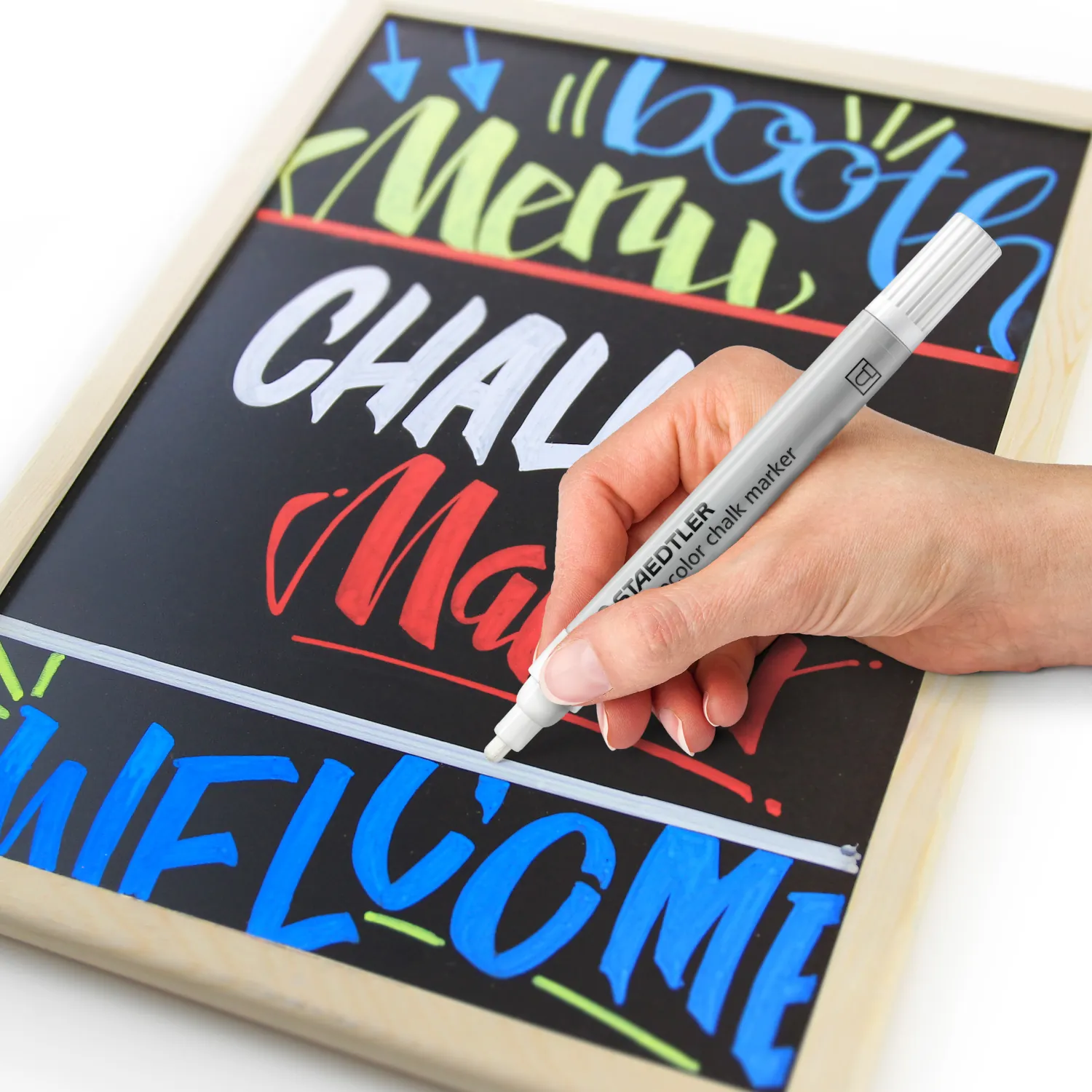 Alternative view of Lumocolor Liitutussi 8 sävyn lajitelma