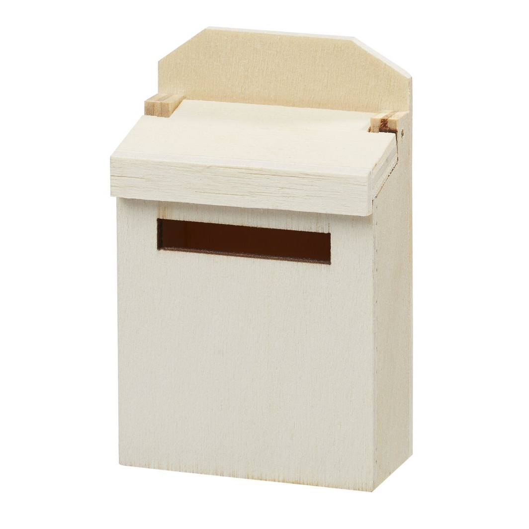 Miniatyyrituote - Puinen postilaatikko