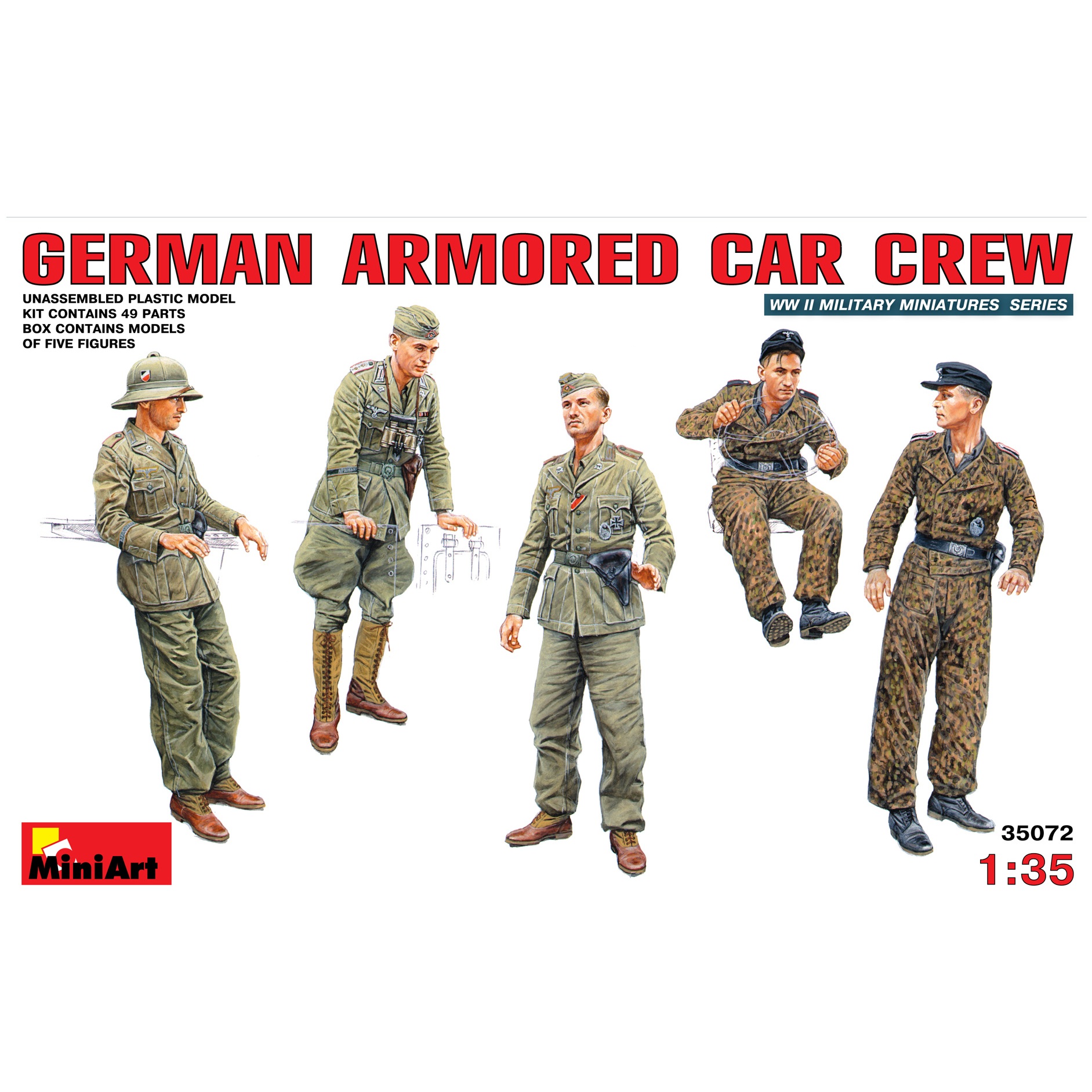 German Armored Car Crew 1: 35