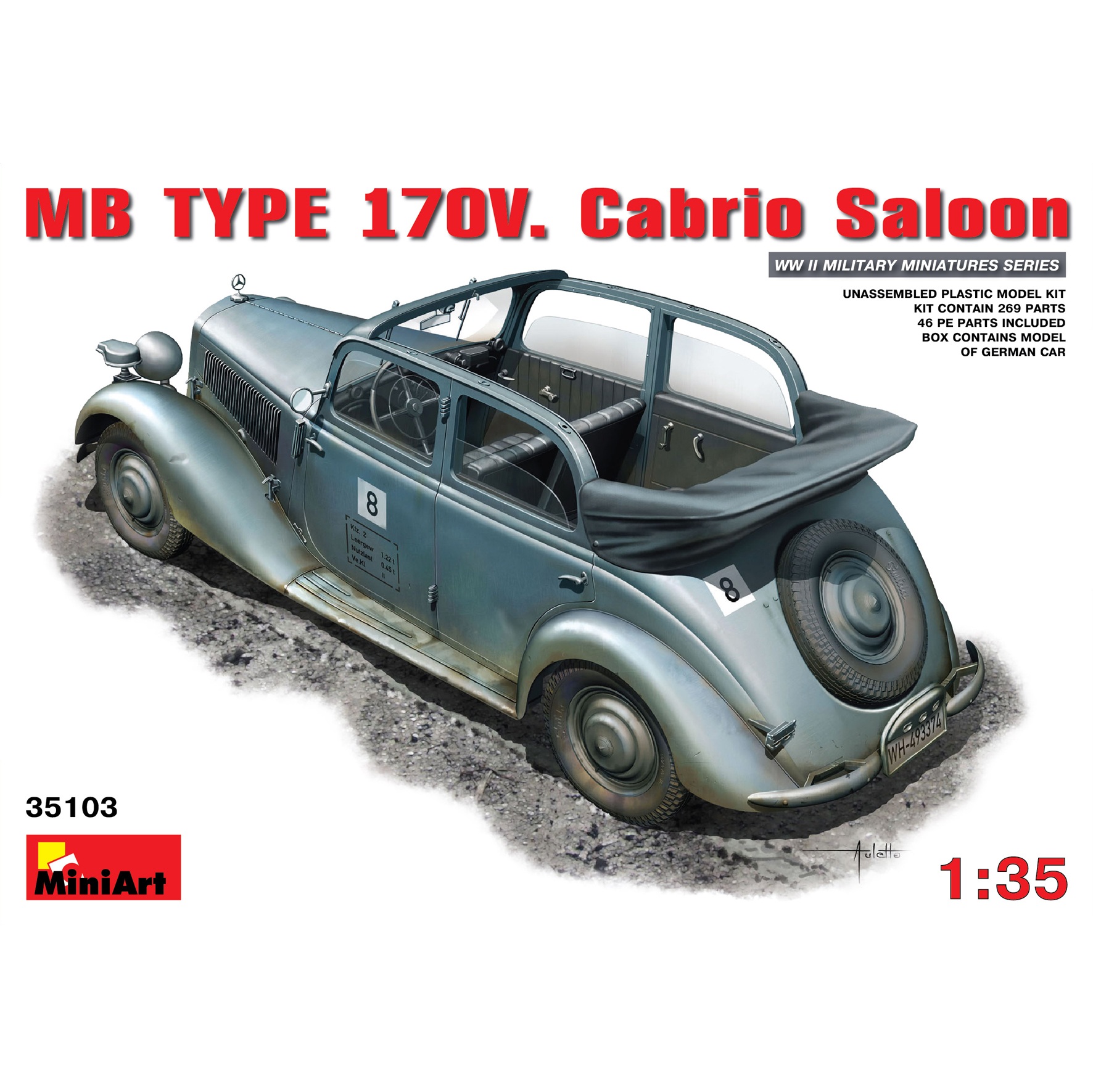 MB Type 170V Cabrio Saloon 1:35