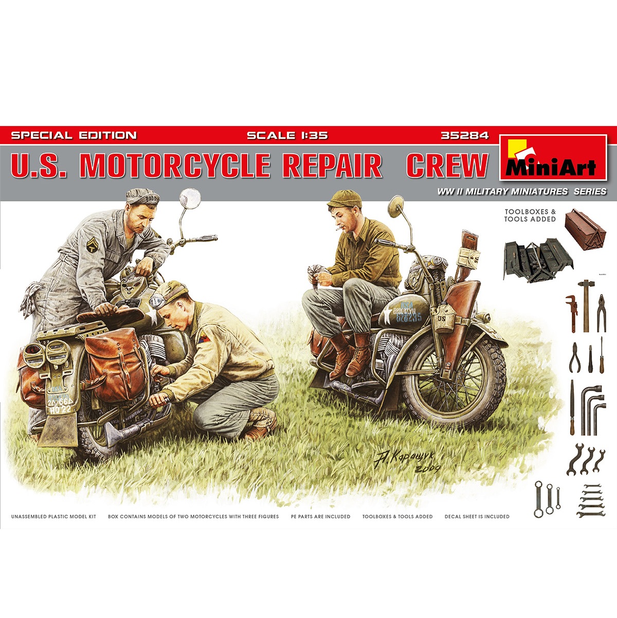 US Motorcycle Repair Crew - Special Edition 1:35