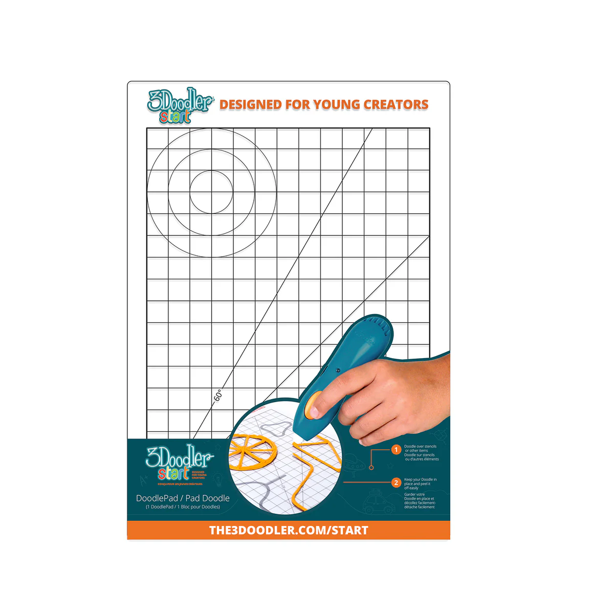 DoodlePad alusta 3Doodler Start+