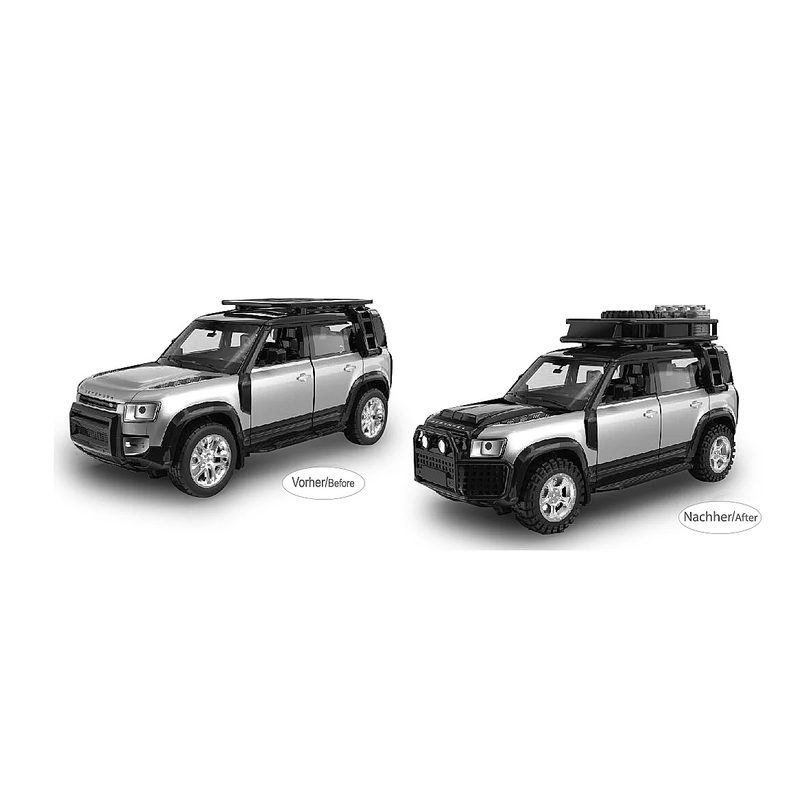 Land Rover Defender 110 Diecast 1:43 2in1