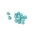 Särmikäs lasihelmi n.6x5mm - Light Teal Blue