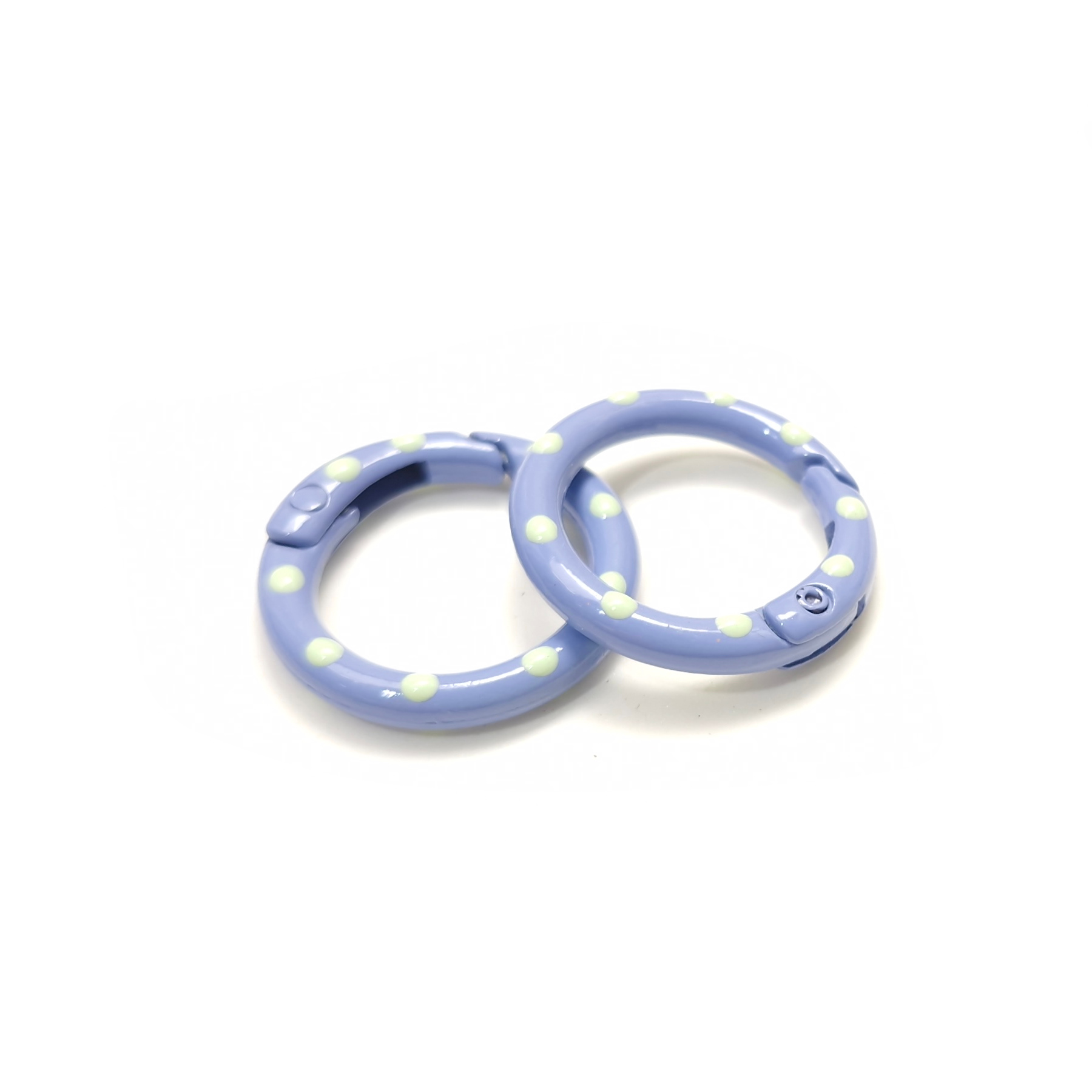 Saranallinen korurengas n.25mm 2kpl - Sininen/Vihreä