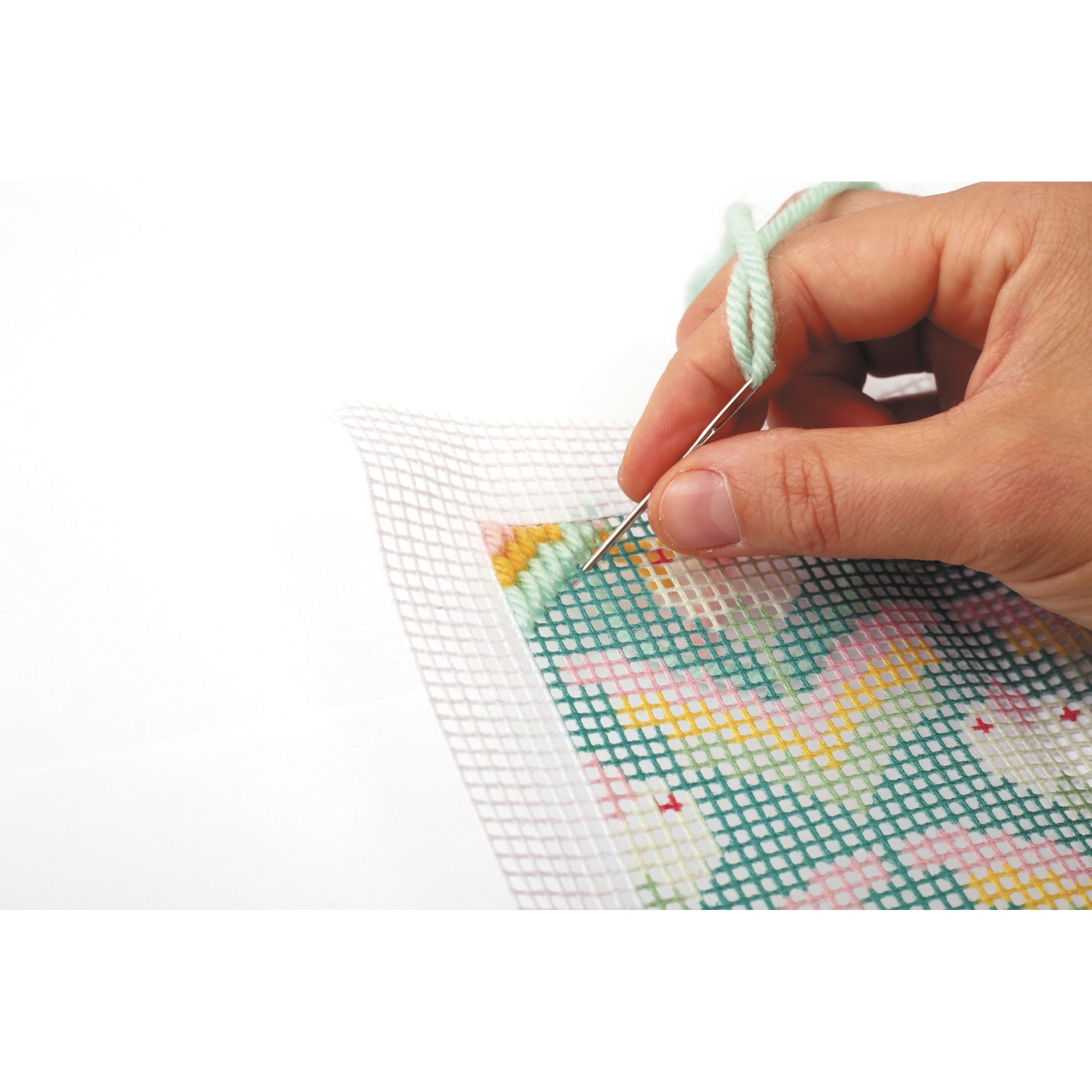 Alternative view of Kirjontasetti - Trooppiset kukat 26x32cm