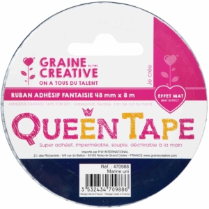 Queen Tape tummansininen 470988