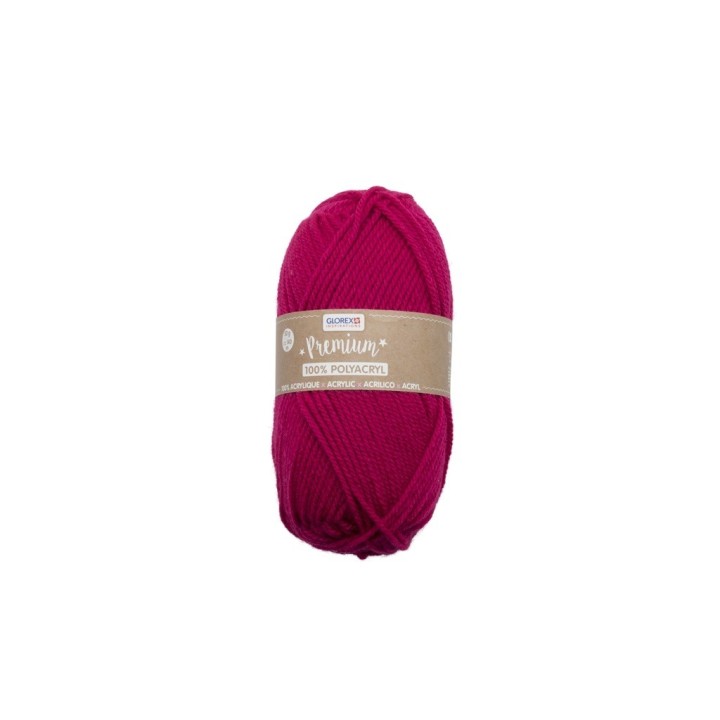 Premium Akryylilanka 50g - Fuksia