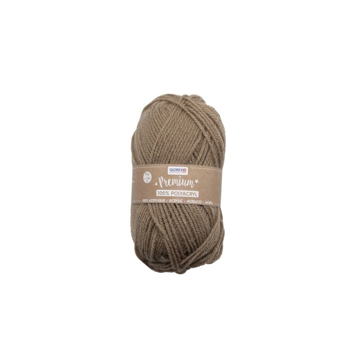Premium Akryylilanka 50g - Ruskea