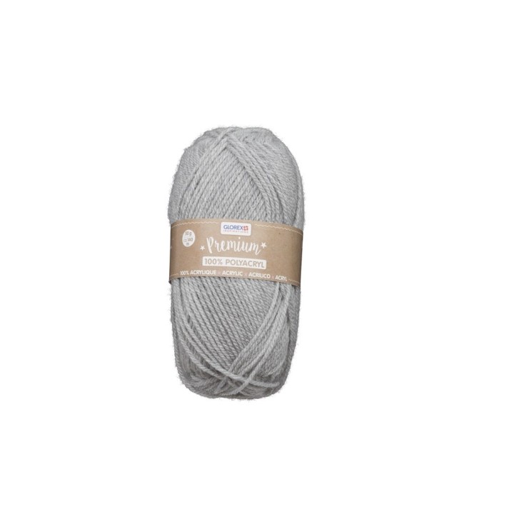 Premium Akryylilanka 50g - Harmaa