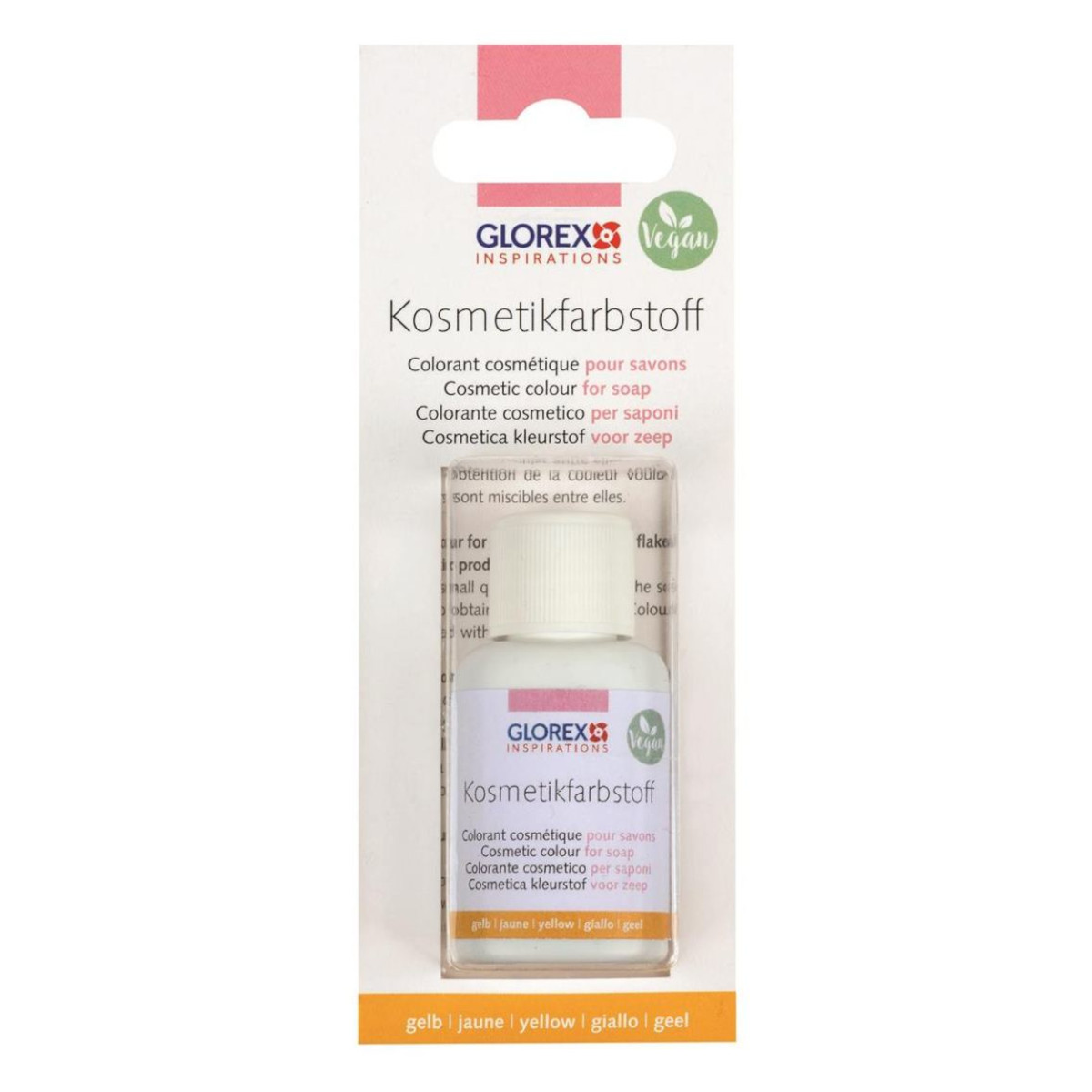 Nestemäinen saippuaväri keltainen