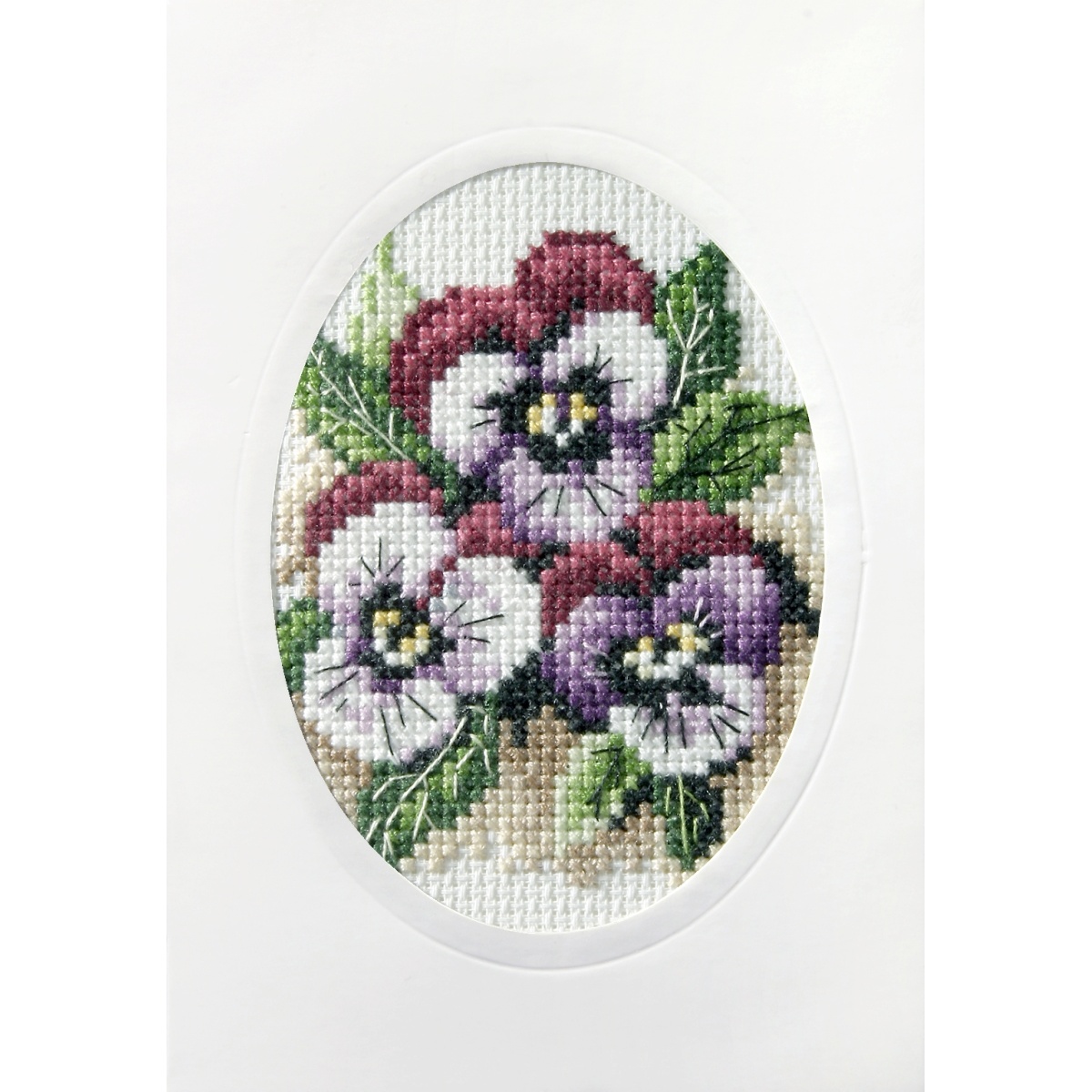 Ristipistokortti - Orvokit